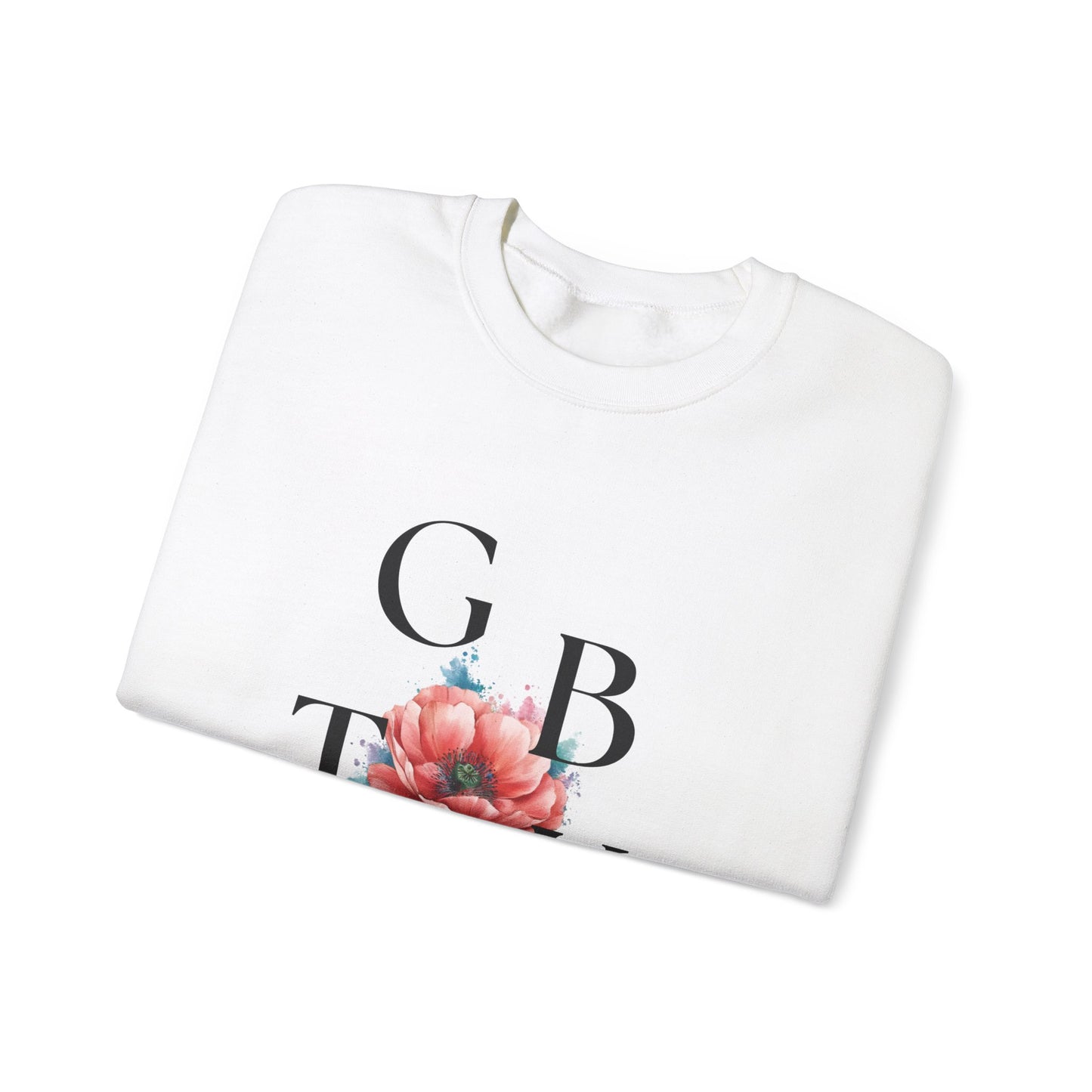 Dare to Dream Floral Sweatshirt | Unisex Heavy Blend Crewneck for Women & Men