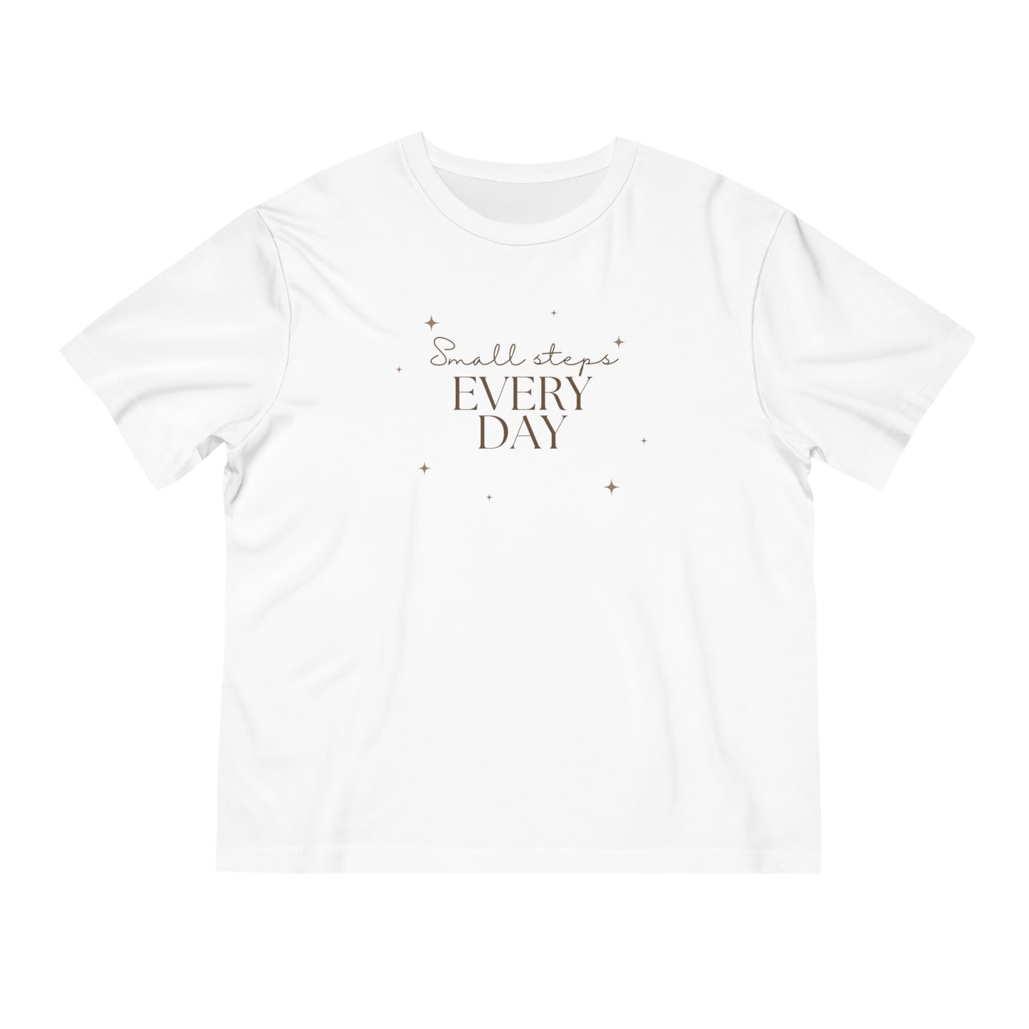 Inspirational Tee - "Small Steps Every Day" | Motivational Graphic Unisex T-Shirt