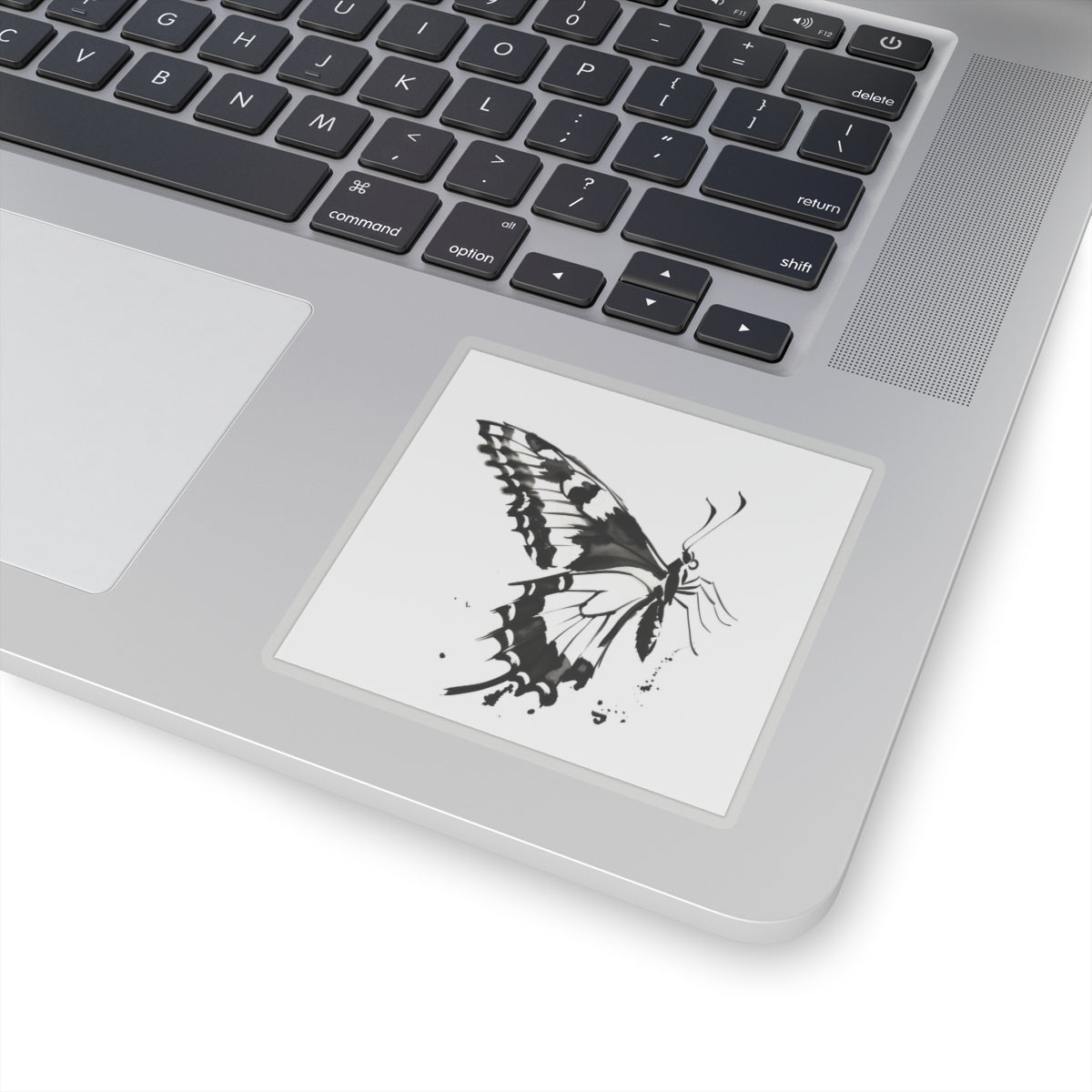 Elegantes pegatinas troqueladas de mariposas para personalización y decoración.
