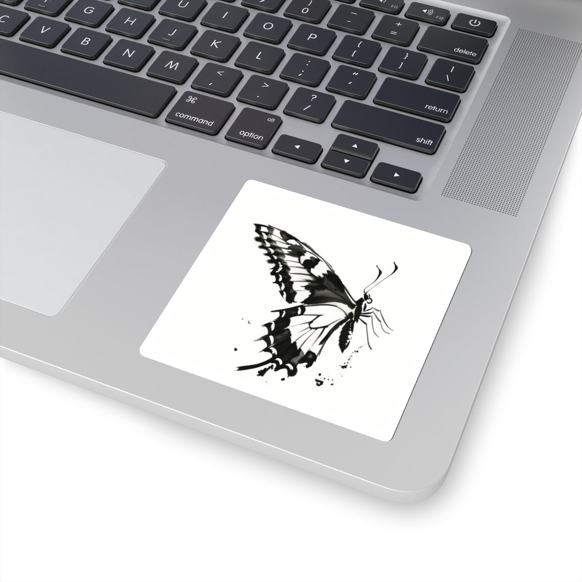 Elegantes pegatinas troqueladas de mariposas para personalización y decoración.