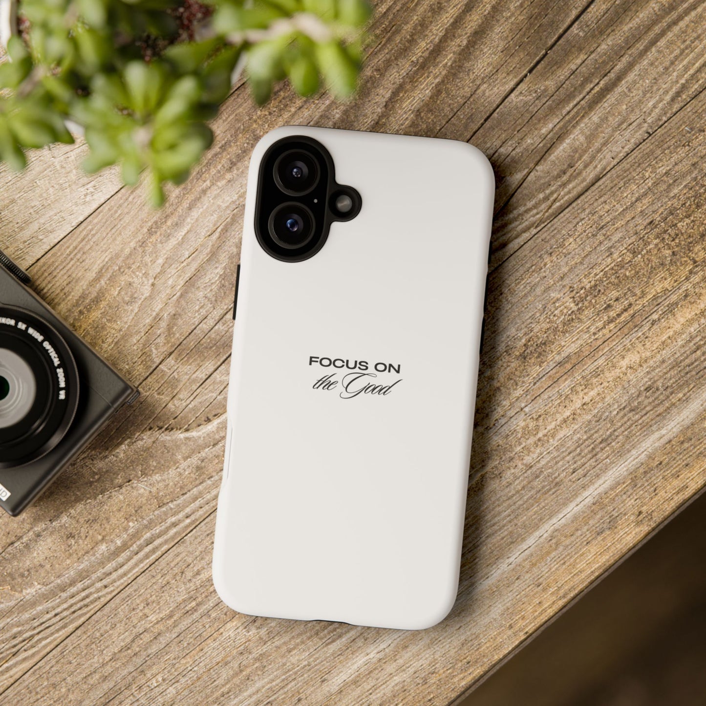 Inspirational Phone Case - "Focus on the Good" | Positive Vibes Smartphone Cover
