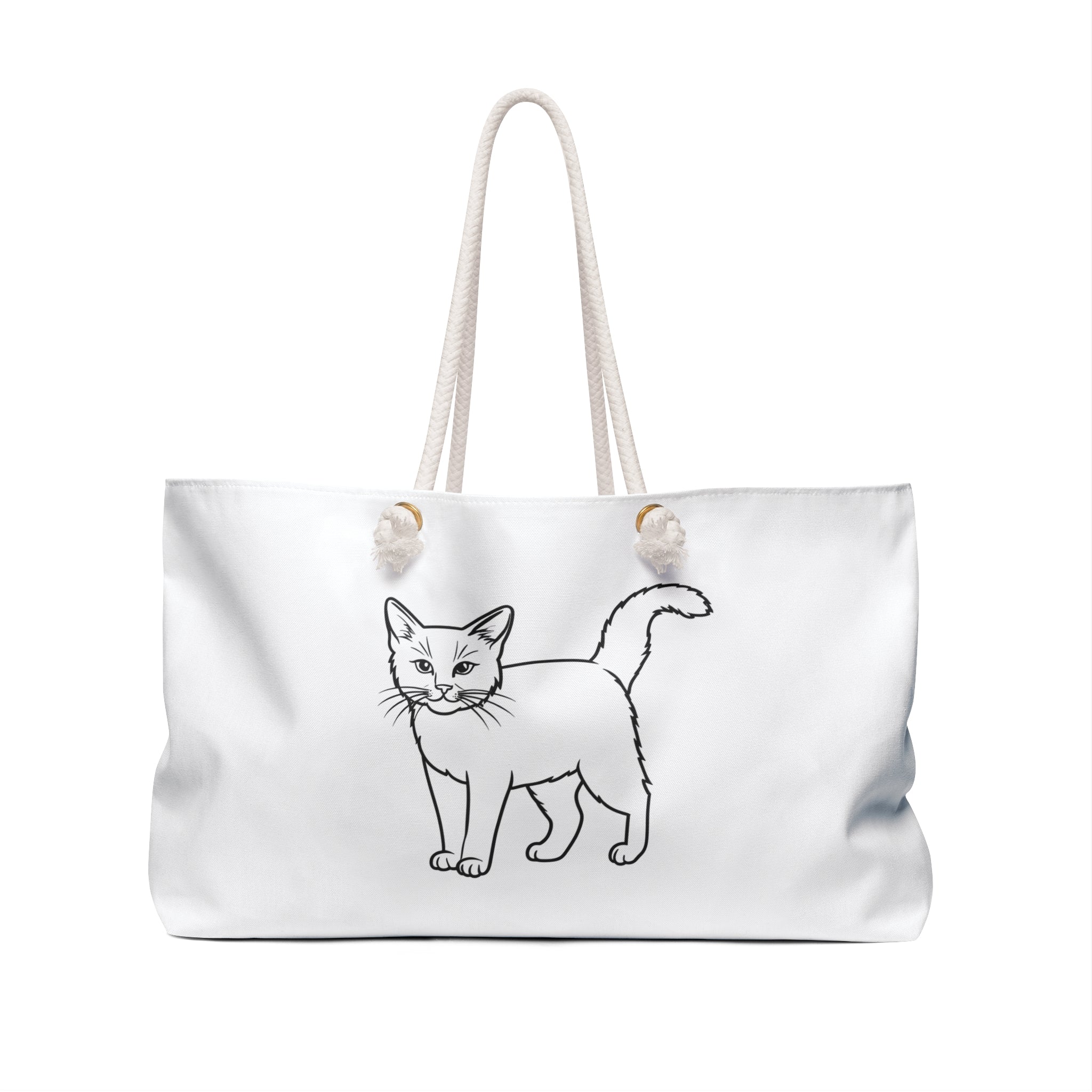 Cute Cat Weekender Bag | Perfect for Pet Lovers & Travel Enthusiasts