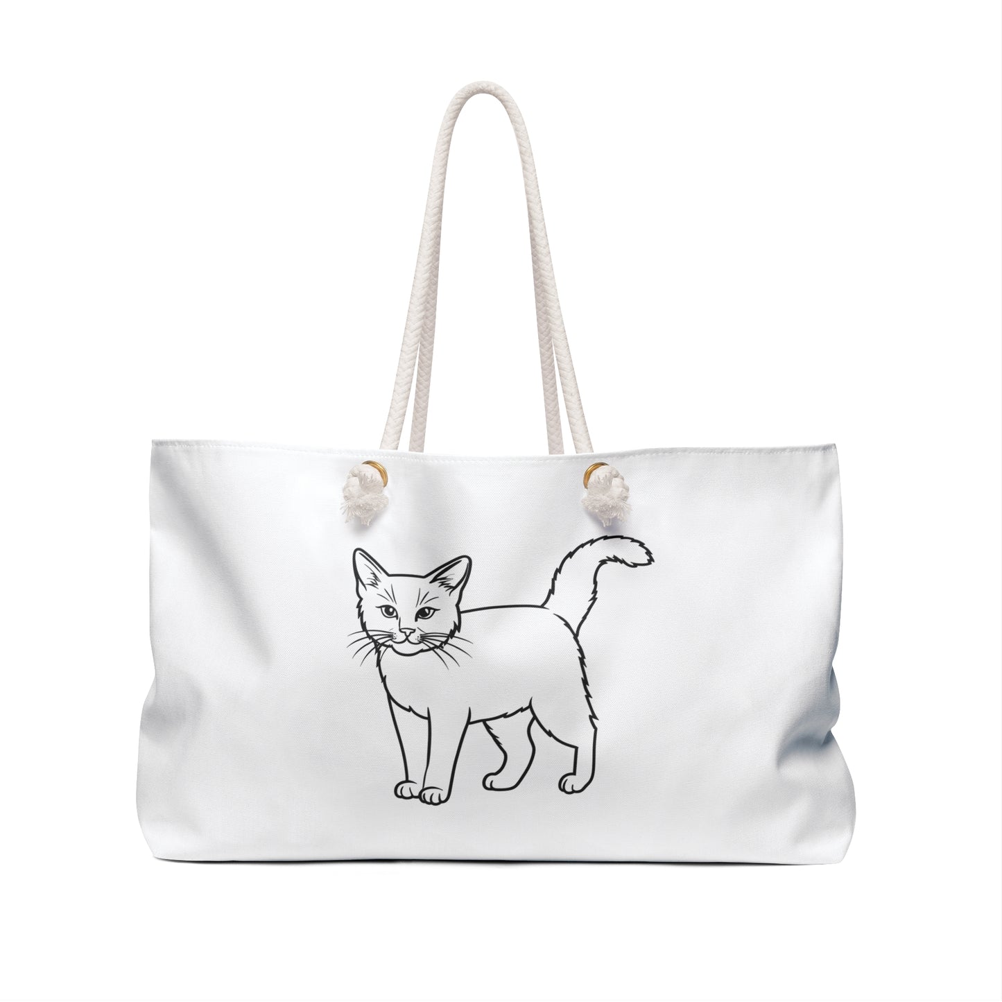 Cute Cat Weekender Bag | Perfect for Pet Lovers & Travel Enthusiasts
