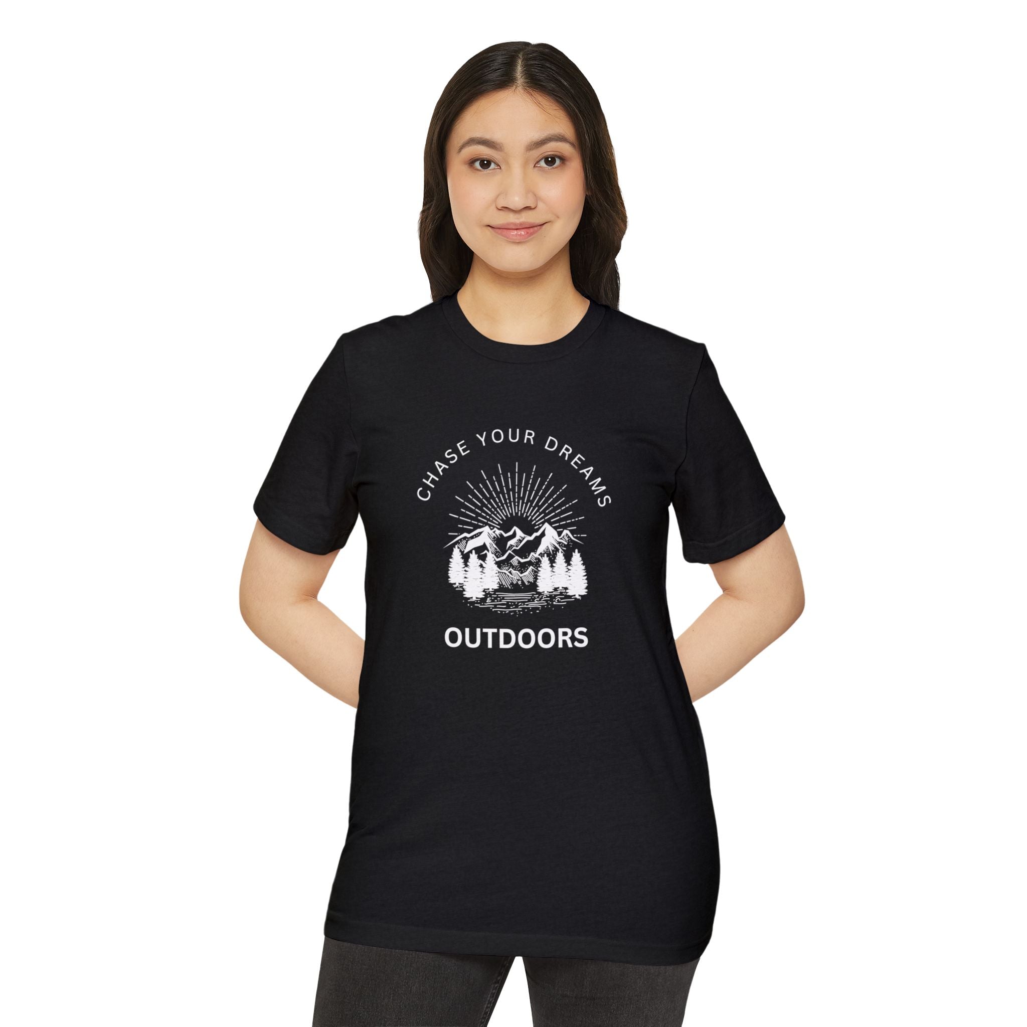Chase Your Dreams Organic Adventure Tee | Eco-Friendly Unisex T-Shirt for Outdoor Lovers