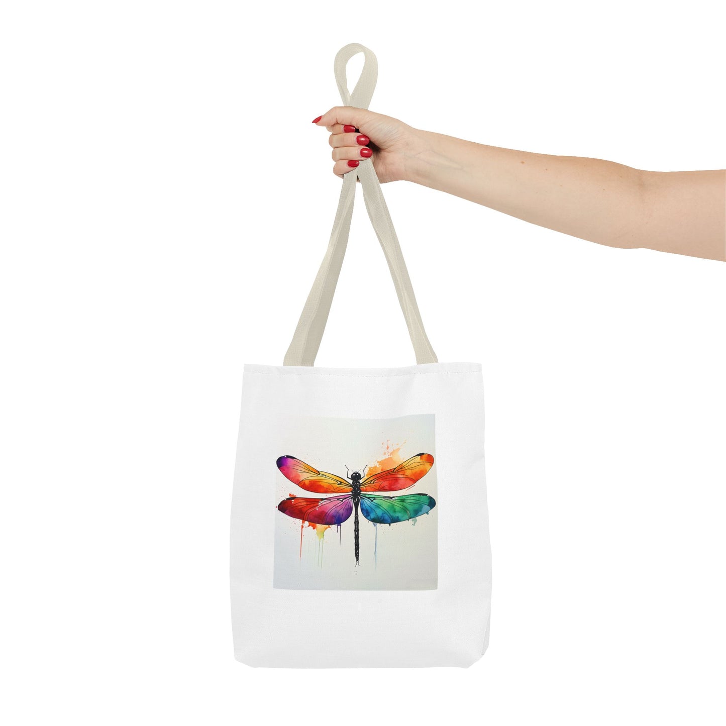 Colorful Dragonfly Art Tote Bag | Nature-Inspired Carryall for Outdoor Enthusiasts