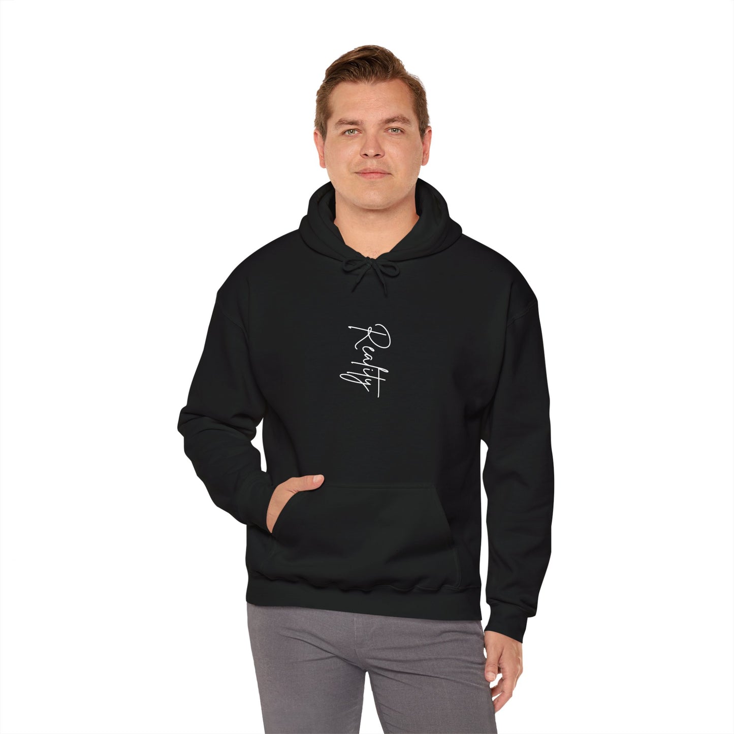 Reality Unisex Heavy Blend Hooded Sweatshirt | Cozy Lifestyle Apparel