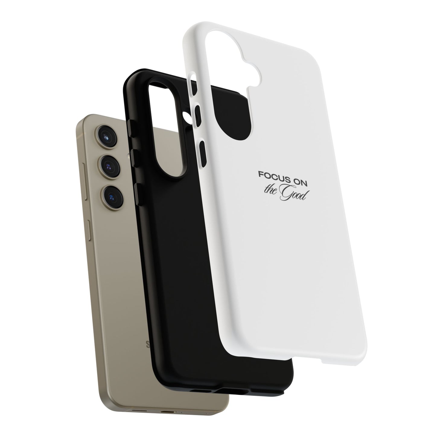 Inspirational Phone Case - "Focus on the Good" | Positive Vibes Smartphone Cover