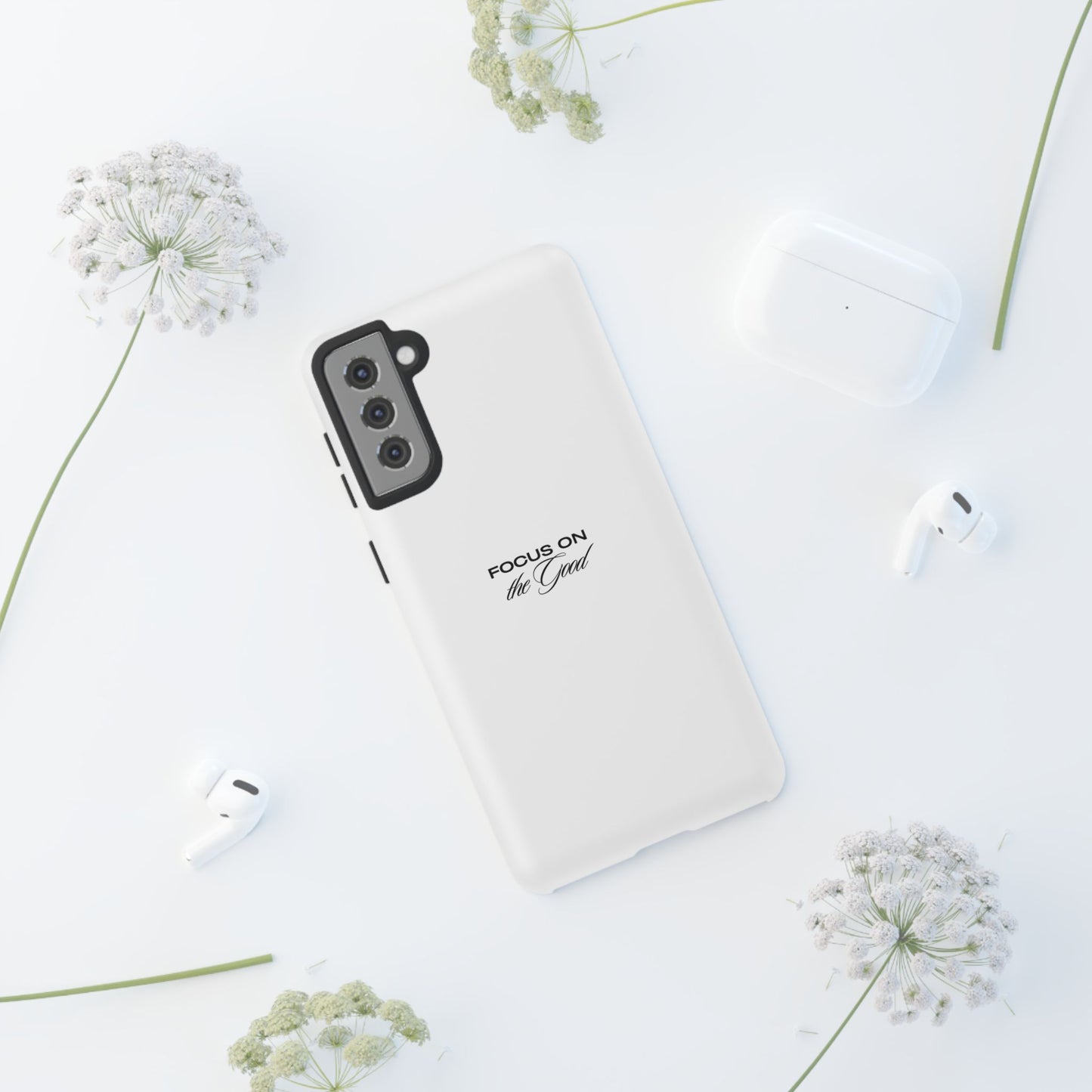 Inspirational Phone Case - "Focus on the Good" | Positive Vibes Smartphone Cover
