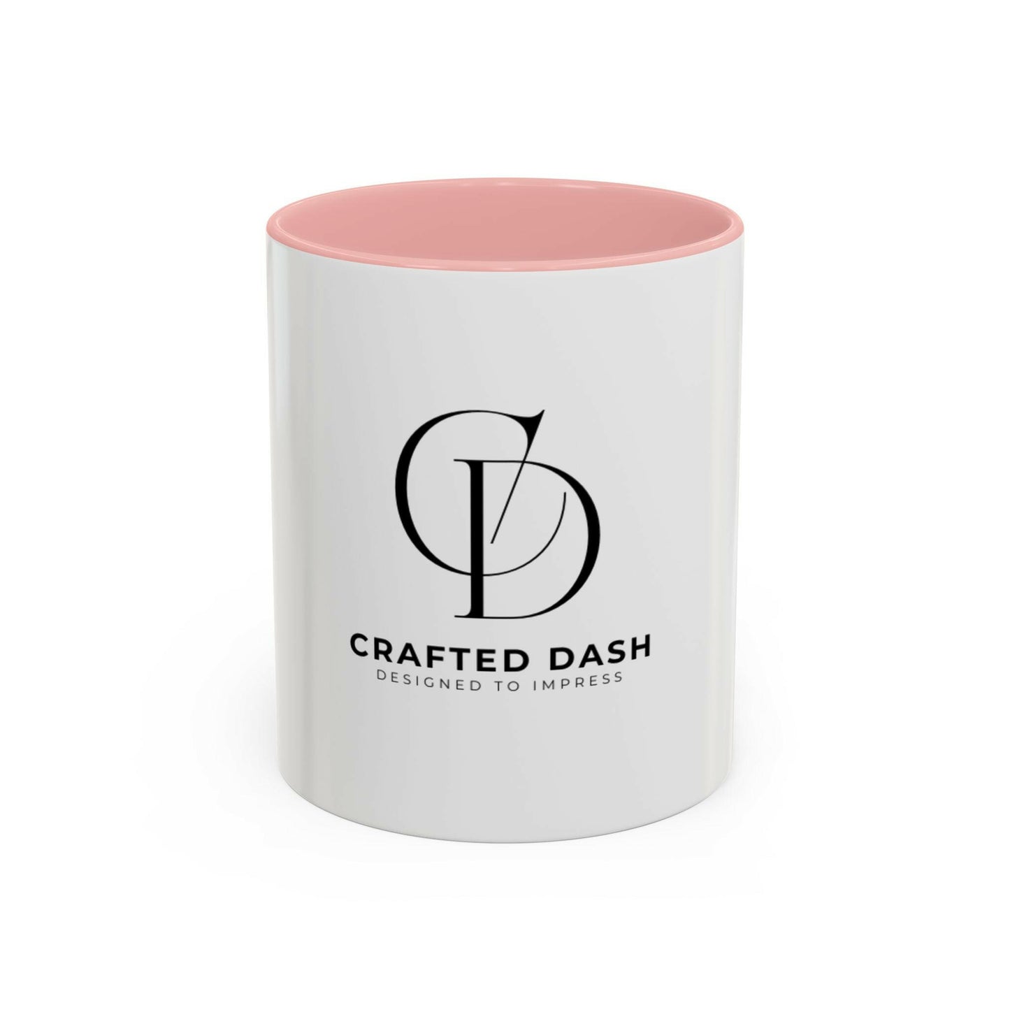 Crafted Dash Accent Coffee Mug | Stylish 11/15oz Ceramic Cup for Coffee Lovers