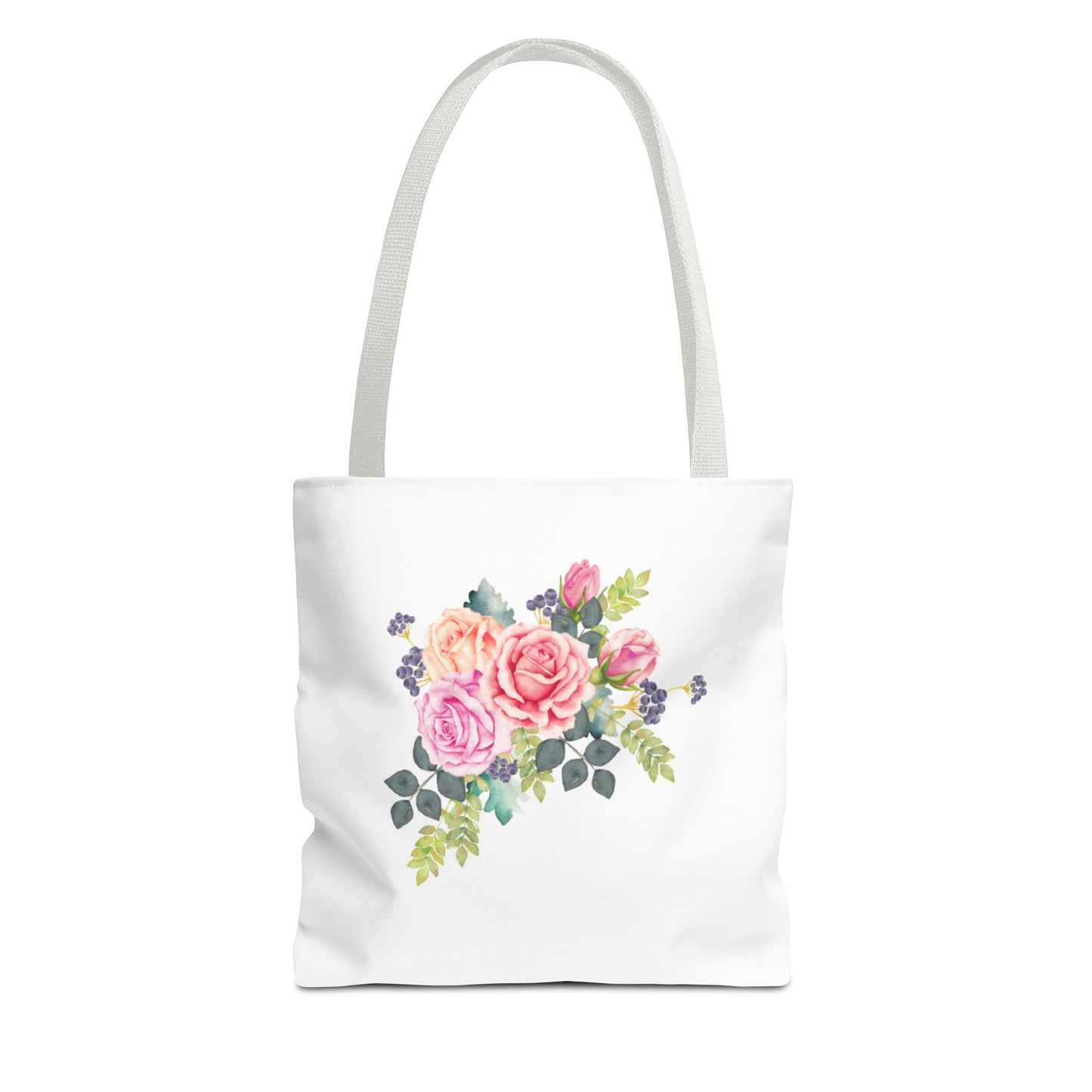 Floral Watercolor Design Tote Bag | Stylish & Functional for Daily Use