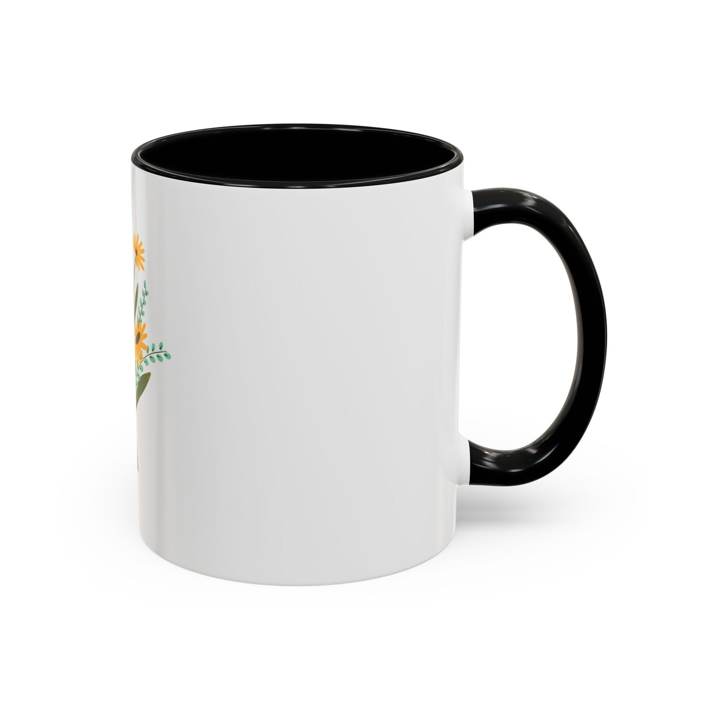 Taza de café con detalles florales: 11 oz y 15 oz: regalo perfecto para los amantes de la naturaleza