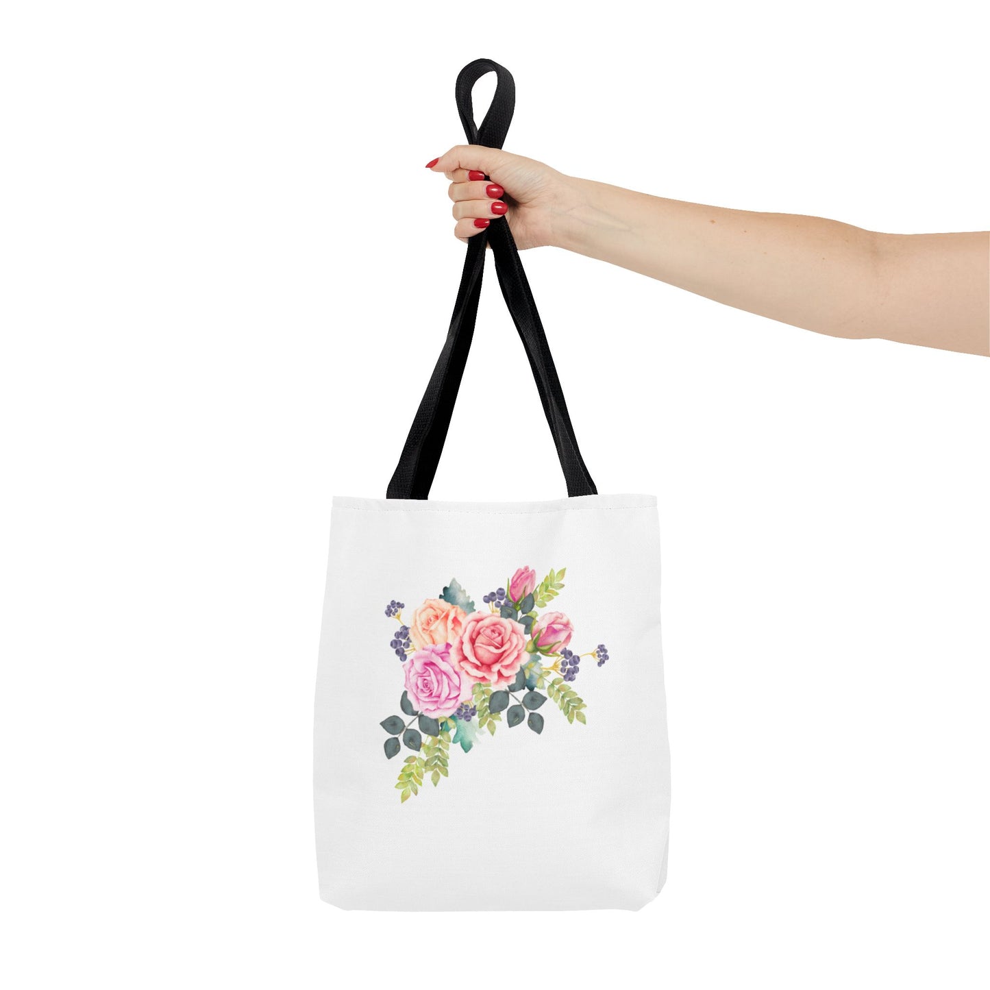 Floral Watercolor Design Tote Bag | Stylish & Functional for Daily Use