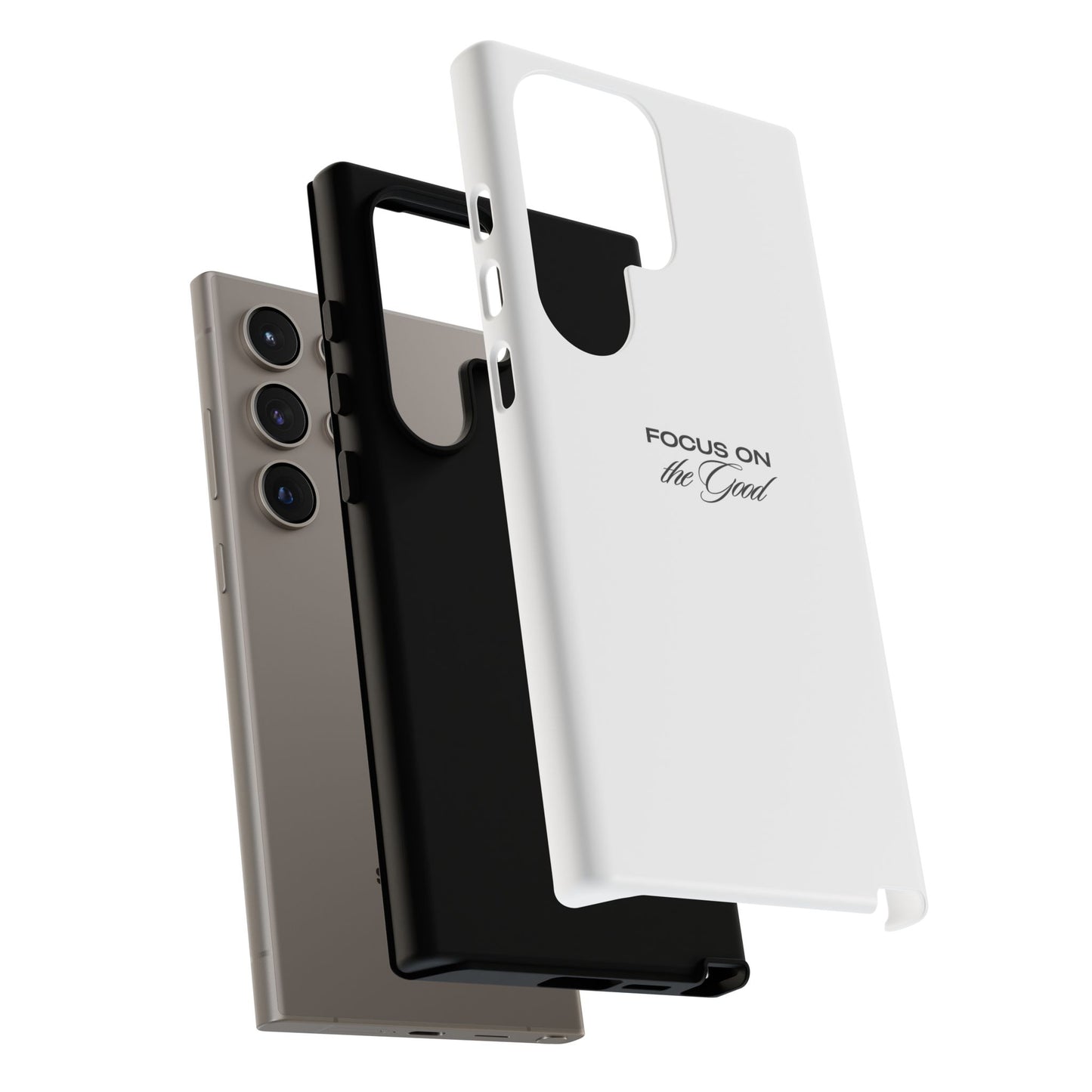 Inspirational Phone Case - "Focus on the Good" | Positive Vibes Smartphone Cover