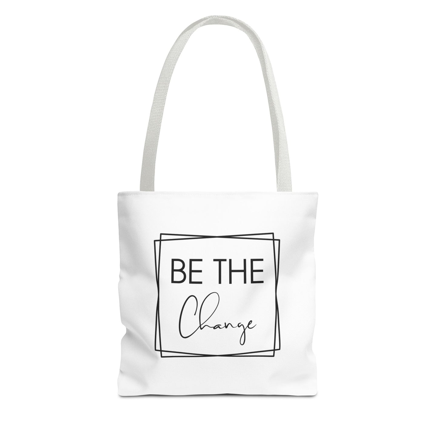 Inspirational Tote Bag - 'Be The Change' | Eco-Friendly & Stylish