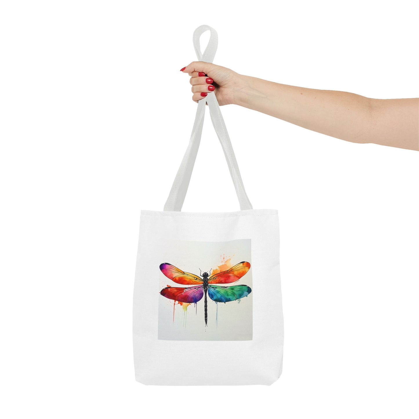 Colorful Dragonfly Art Tote Bag | Nature-Inspired Carryall for Outdoor Enthusiasts