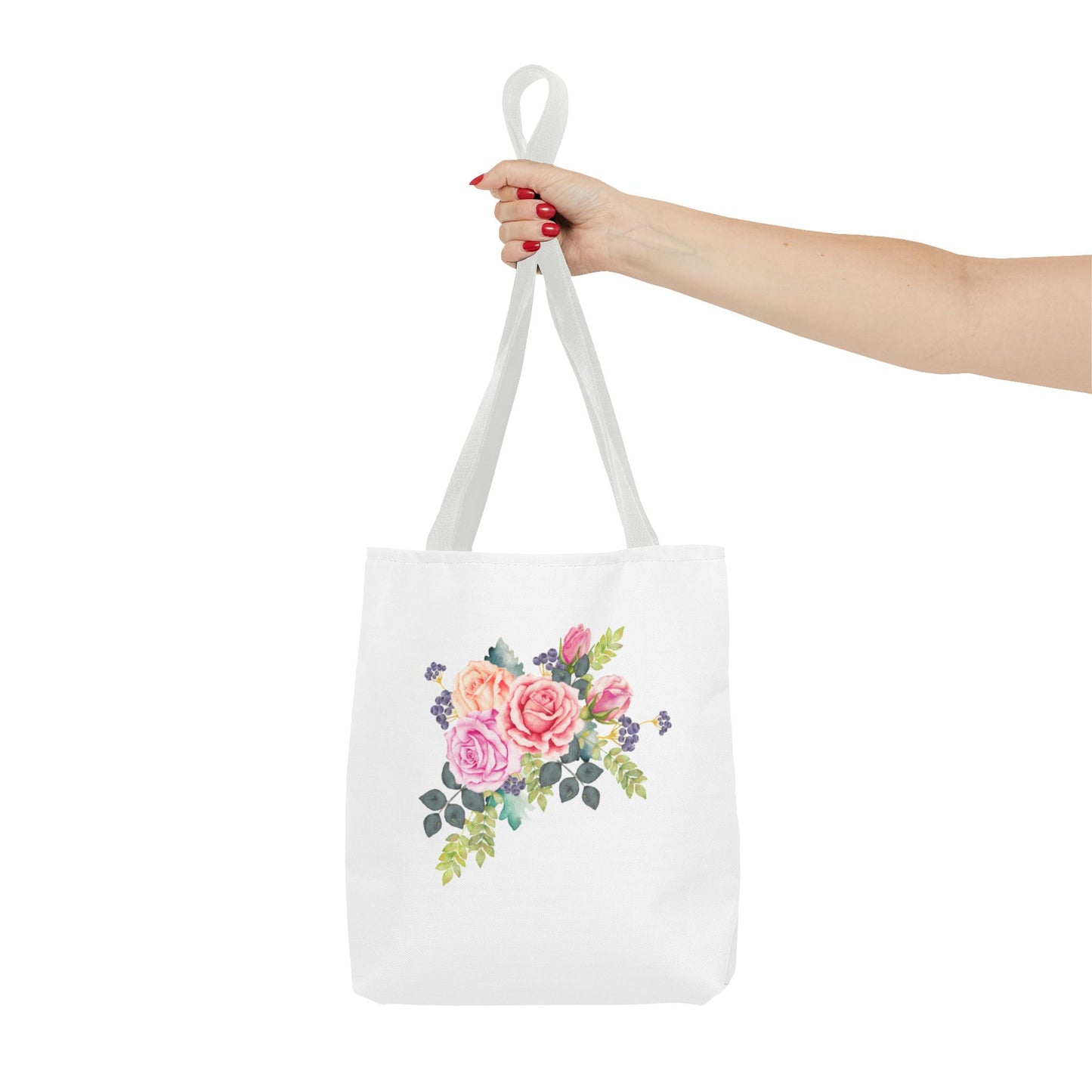 Floral Watercolor Design Tote Bag | Stylish & Functional for Daily Use