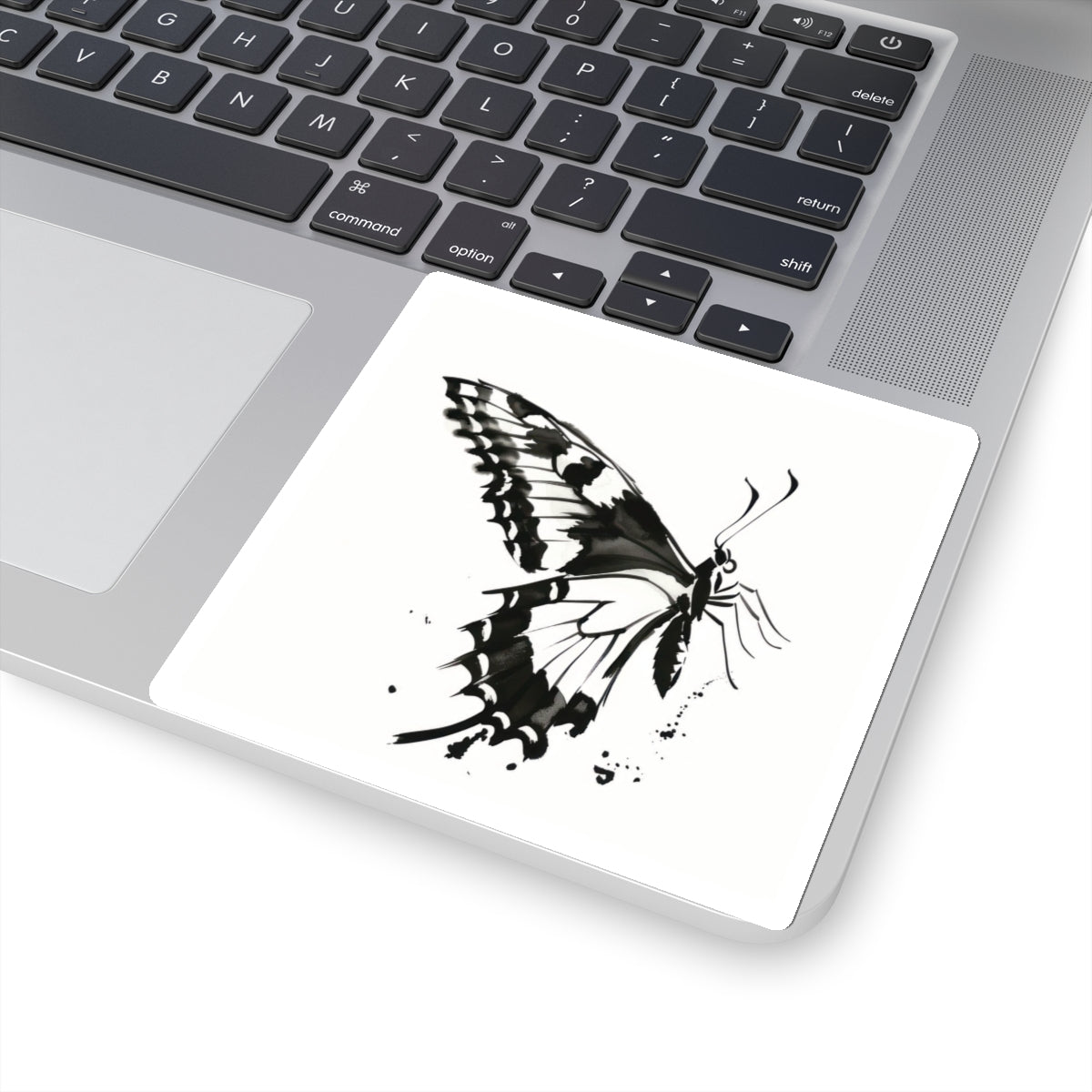 Elegantes pegatinas troqueladas de mariposas para personalización y decoración.