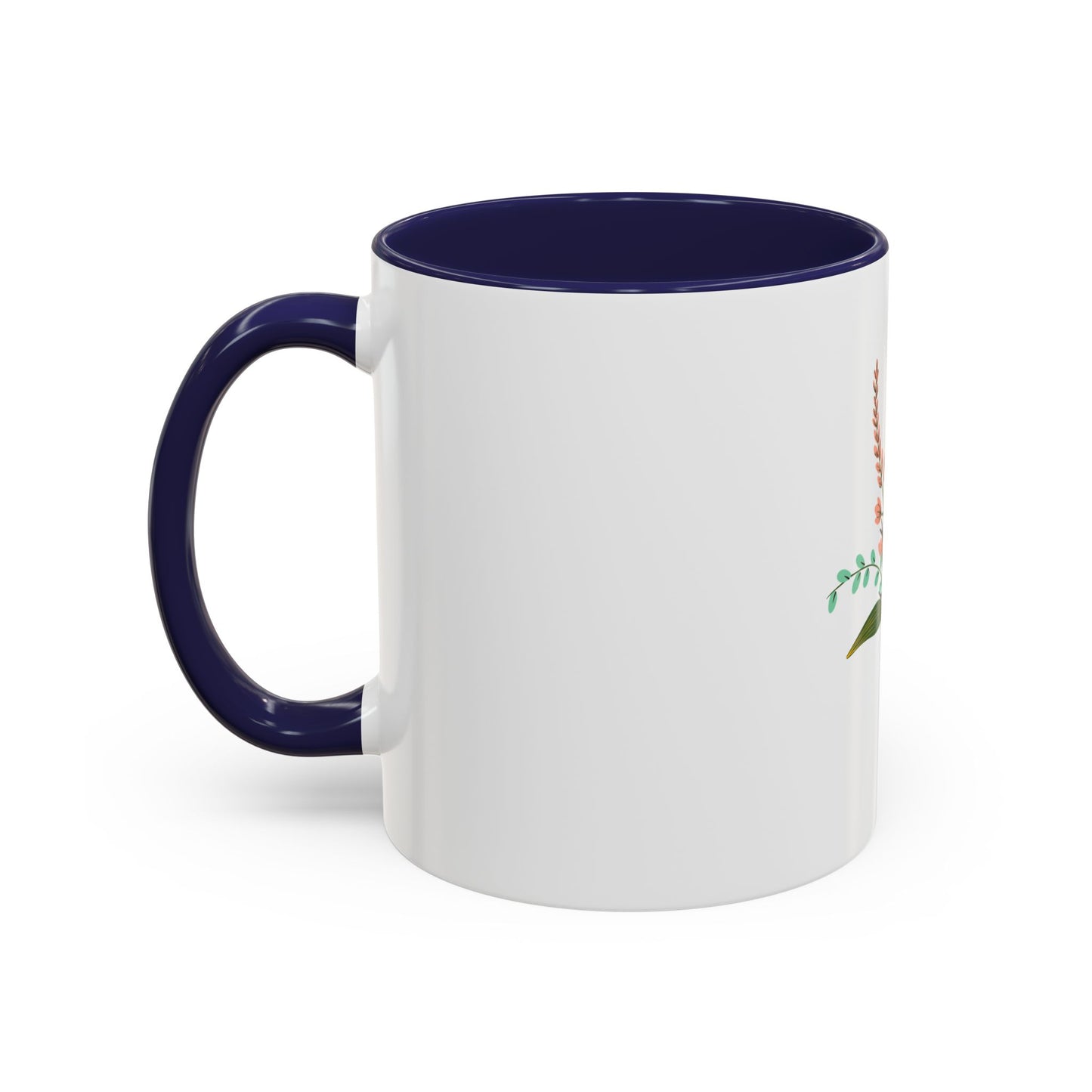Taza de café con detalles florales: 11 oz y 15 oz: regalo perfecto para los amantes de la naturaleza