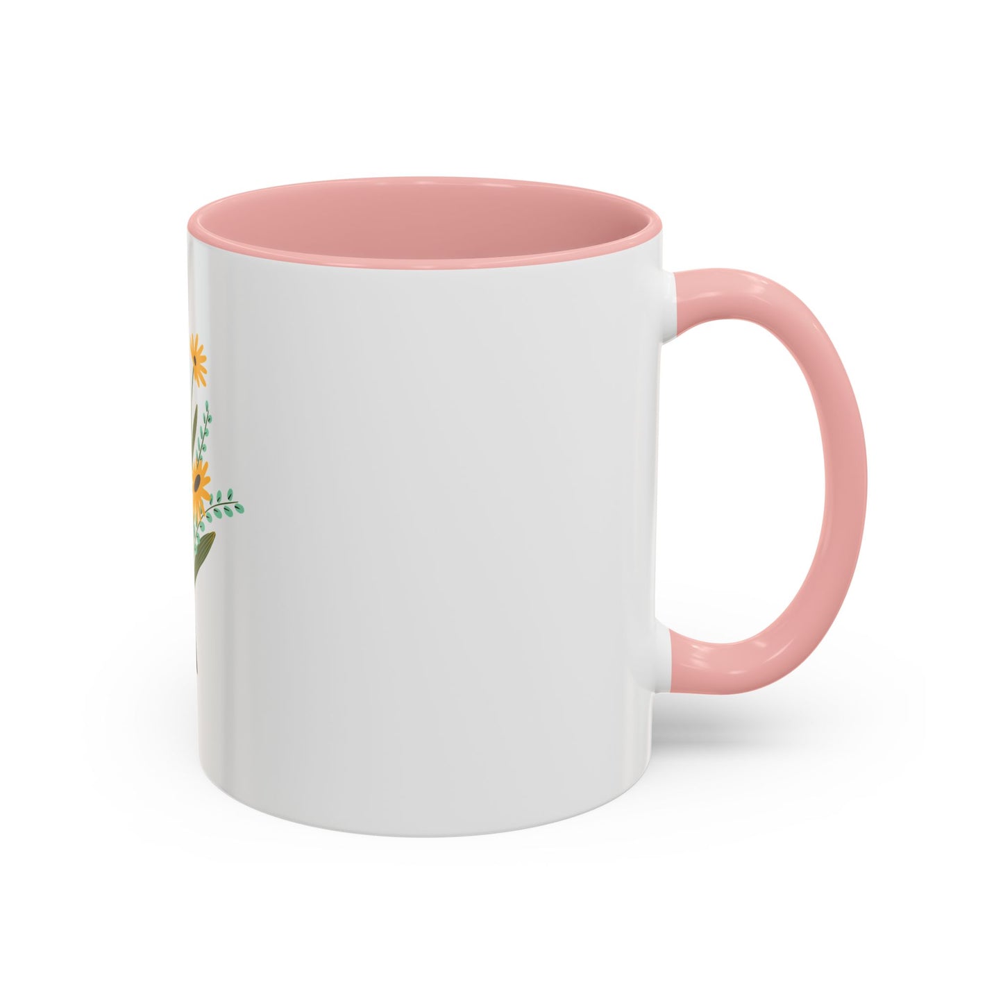 Taza de café con detalles florales: 11 oz y 15 oz: regalo perfecto para los amantes de la naturaleza