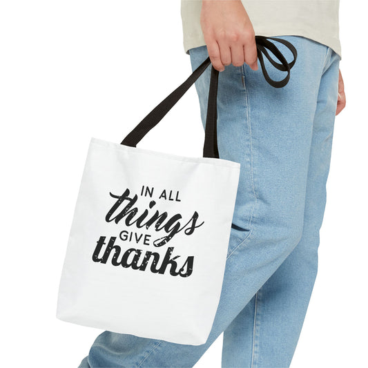 Thankful Vibes Tote Bag | Inspirational Gratitude Gift - Stylish & Practical