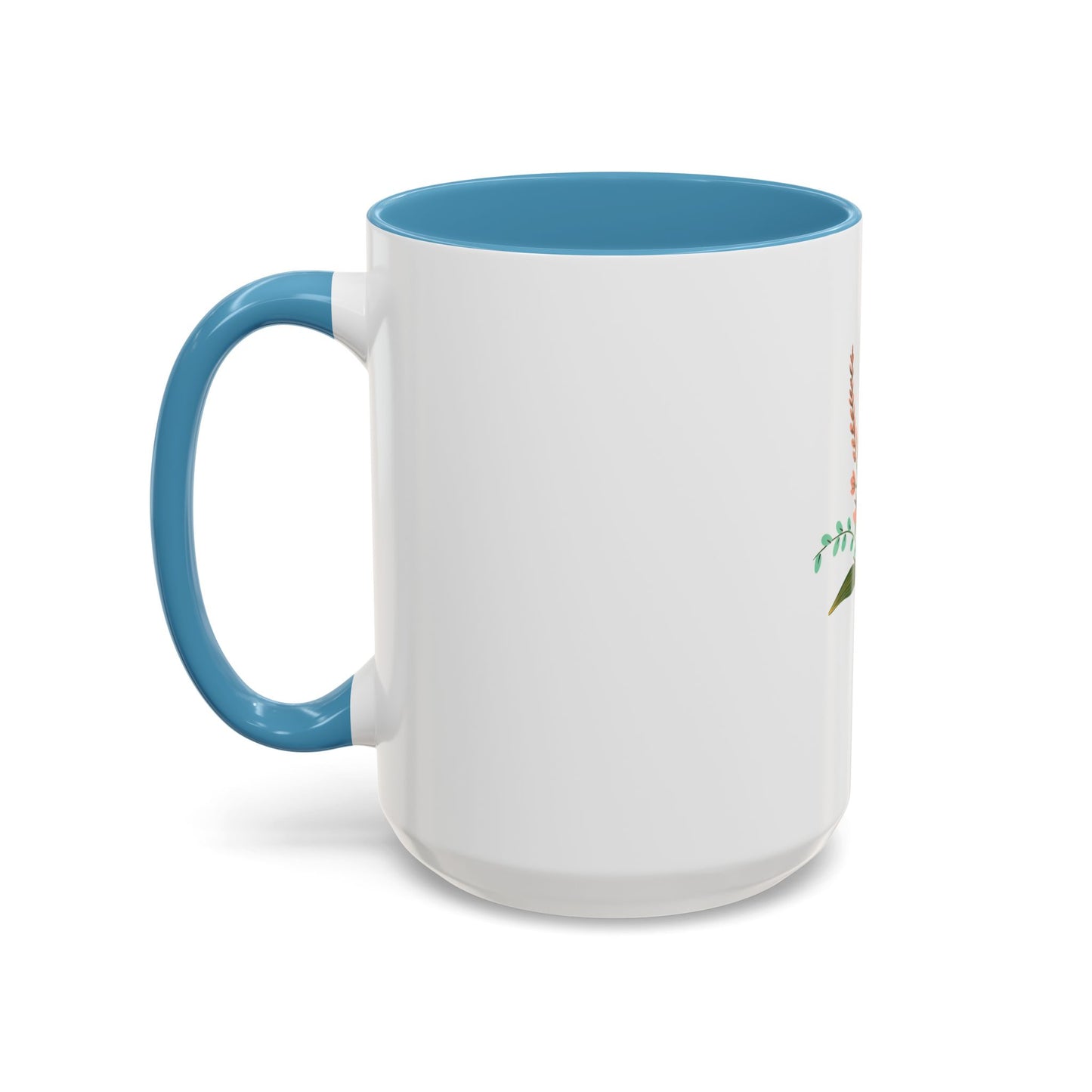 Taza de café con detalles florales: 11 oz y 15 oz: regalo perfecto para los amantes de la naturaleza