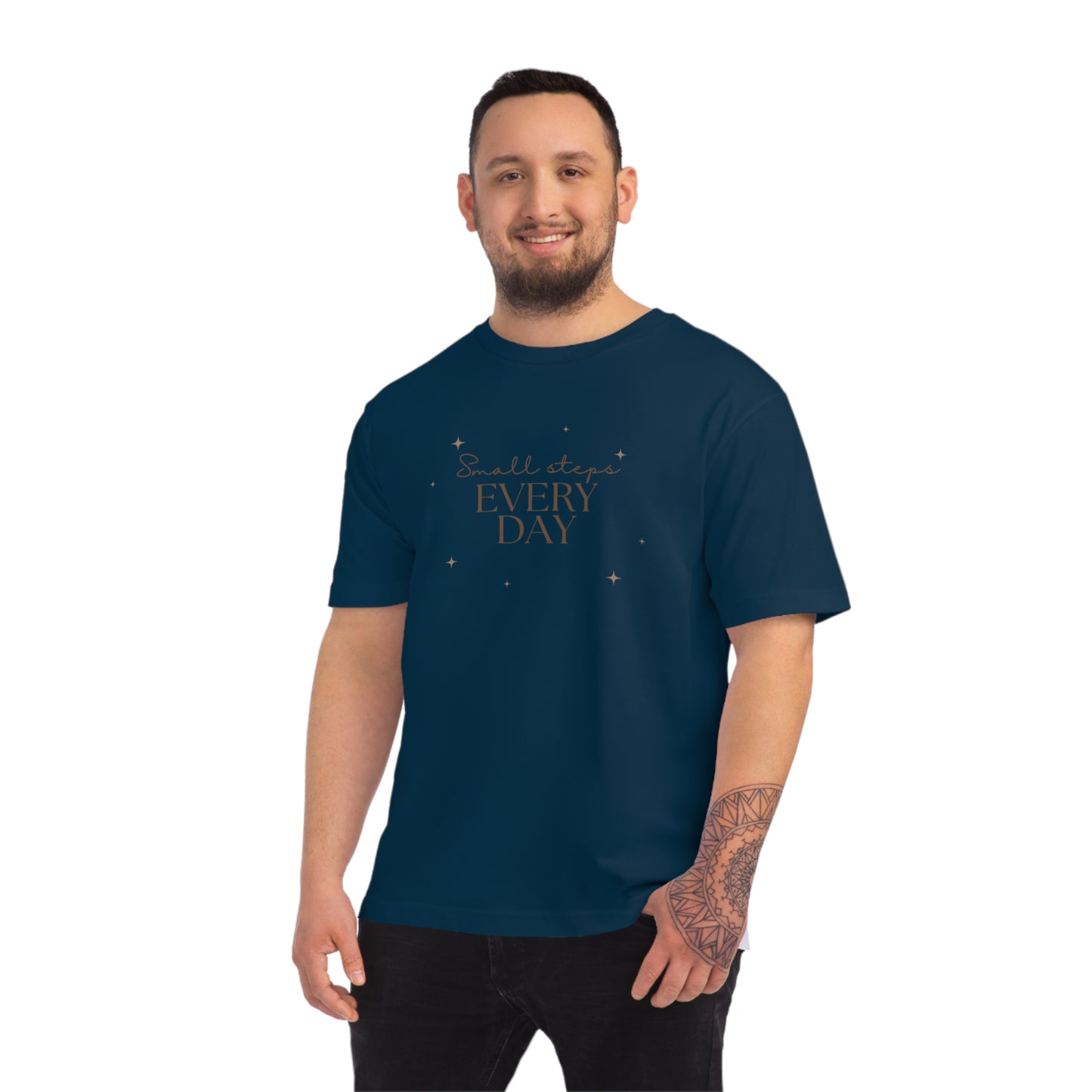 Inspirational Tee - "Small Steps Every Day" | Motivational Graphic Unisex T-Shirt