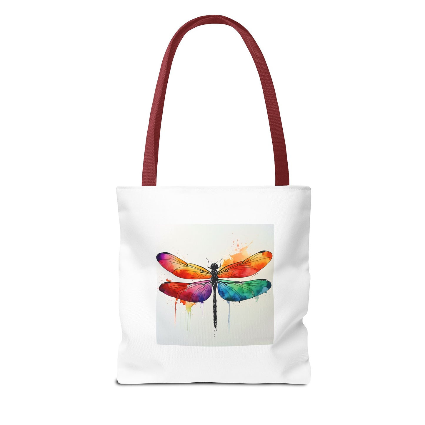 Colorful Dragonfly Art Tote Bag | Nature-Inspired Carryall for Outdoor Enthusiasts