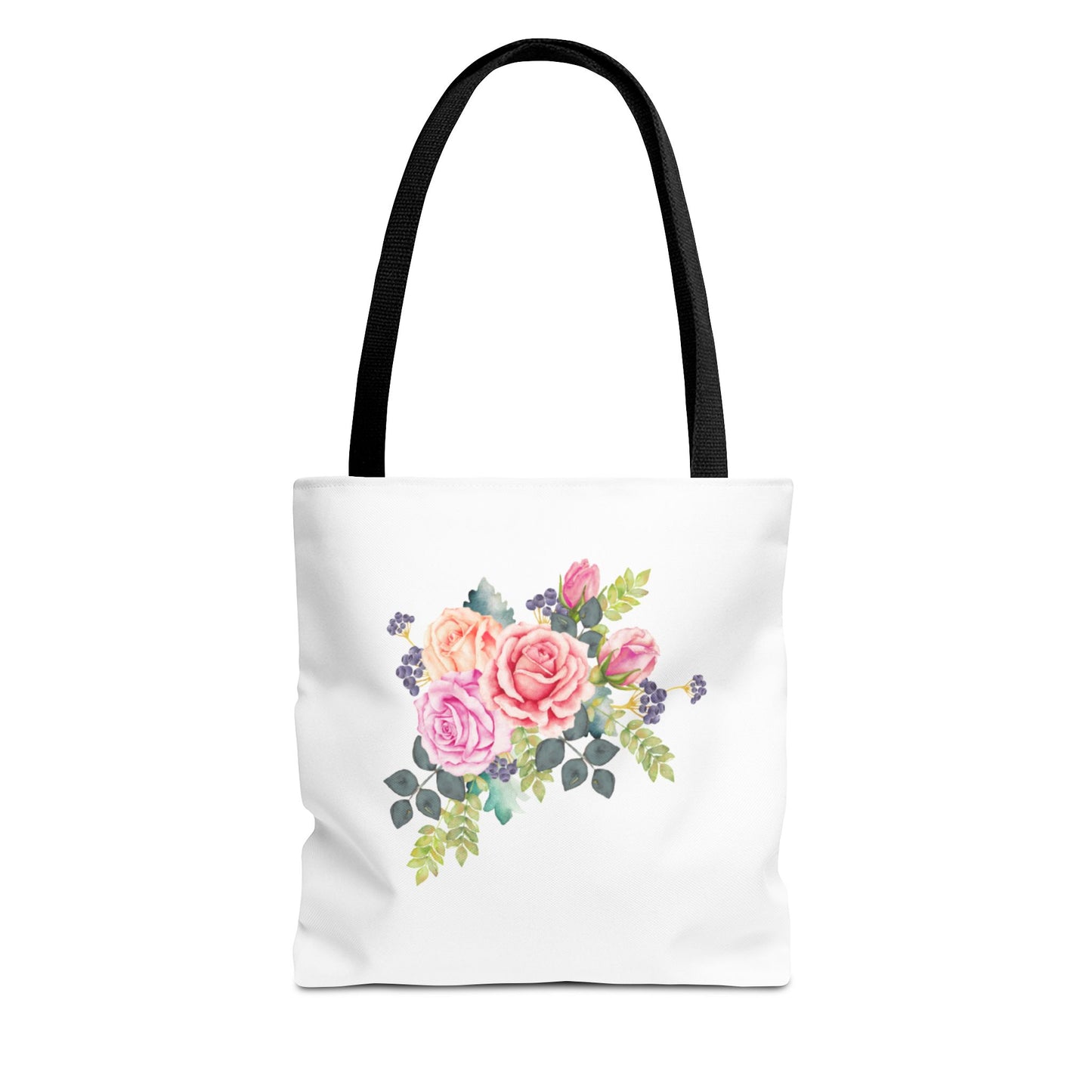 Floral Watercolor Design Tote Bag | Stylish & Functional for Daily Use
