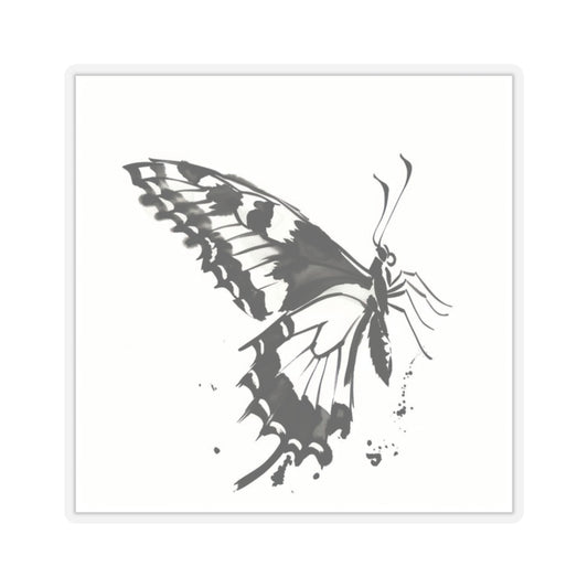 Elegantes pegatinas troqueladas de mariposas para personalización y decoración.