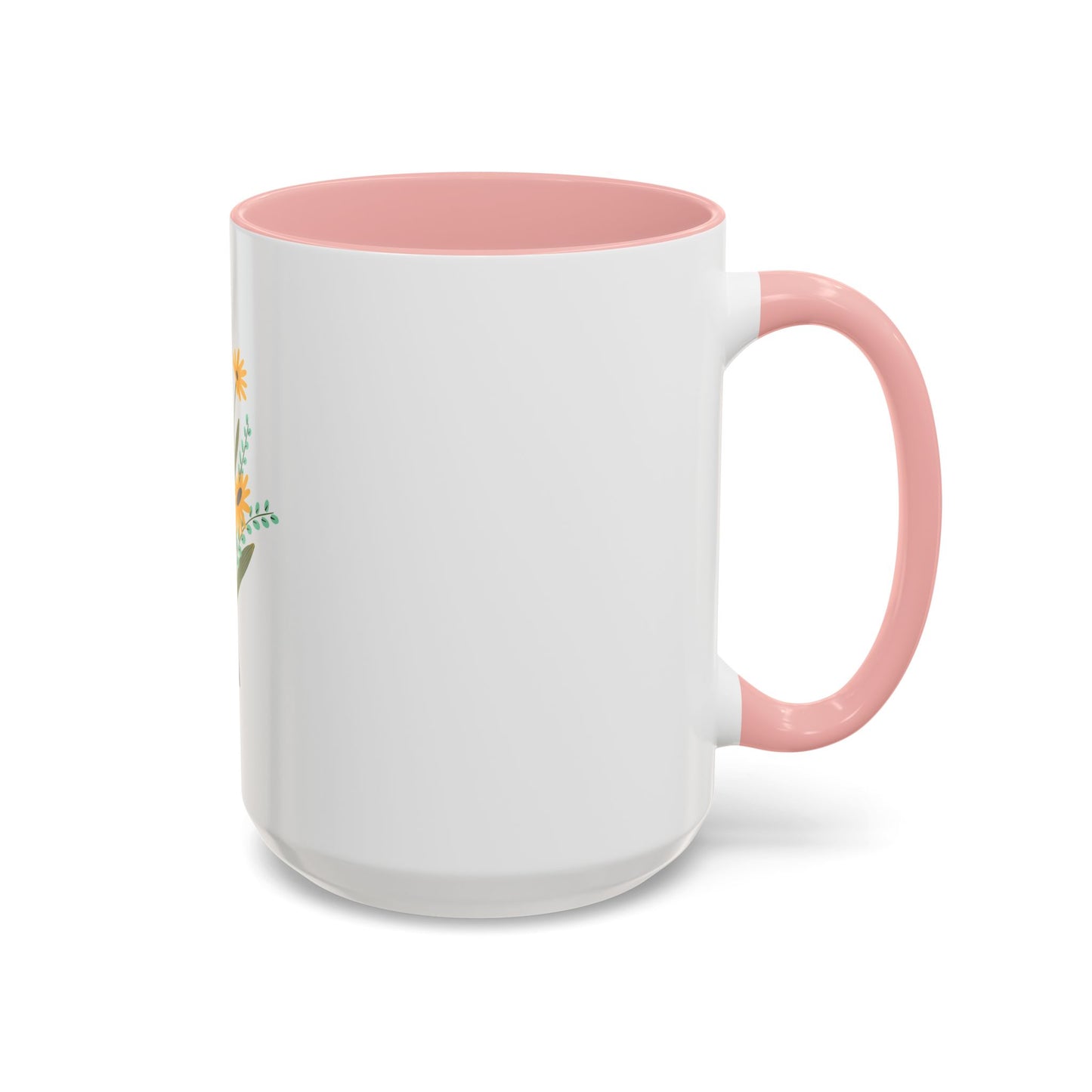 Taza de café con detalles florales: 11 oz y 15 oz: regalo perfecto para los amantes de la naturaleza