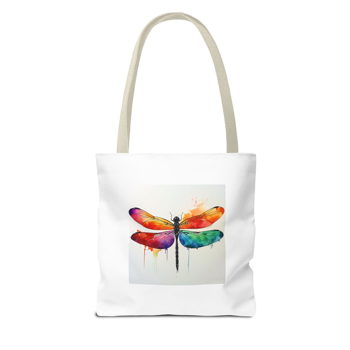 Colorful Dragonfly Art Tote Bag | Nature-Inspired Carryall for Outdoor Enthusiasts