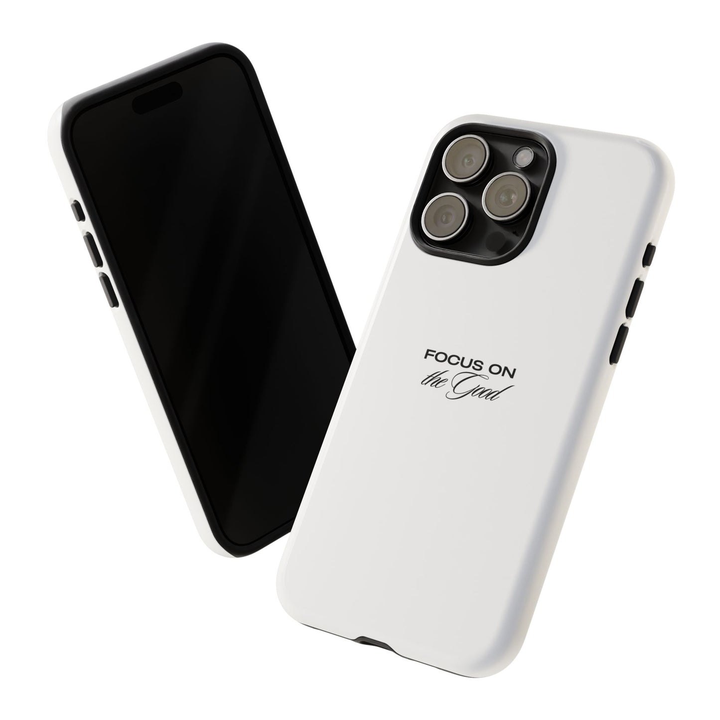 Inspirational Phone Case - "Focus on the Good" | Positive Vibes Smartphone Cover