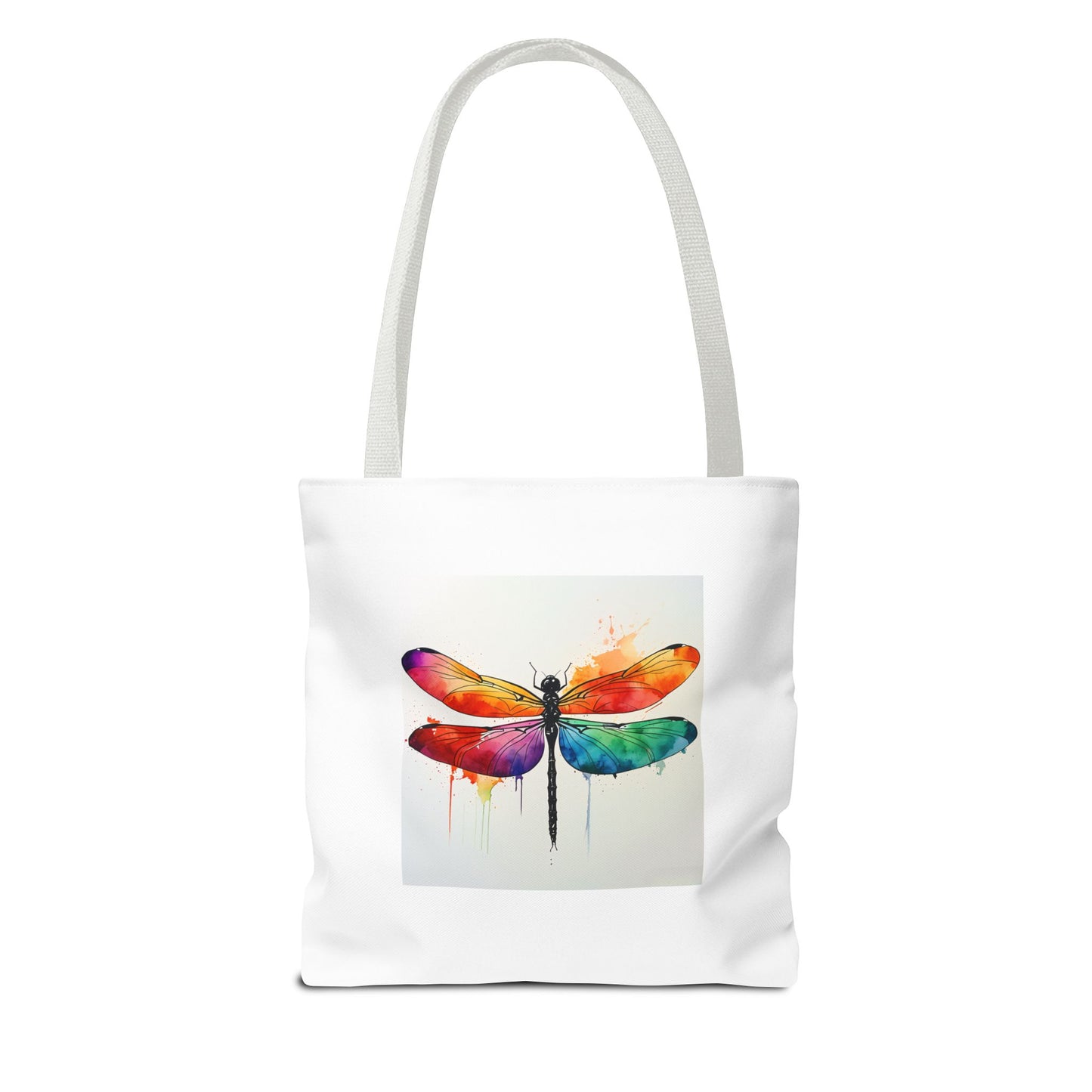 Colorful Dragonfly Art Tote Bag | Nature-Inspired Carryall for Outdoor Enthusiasts
