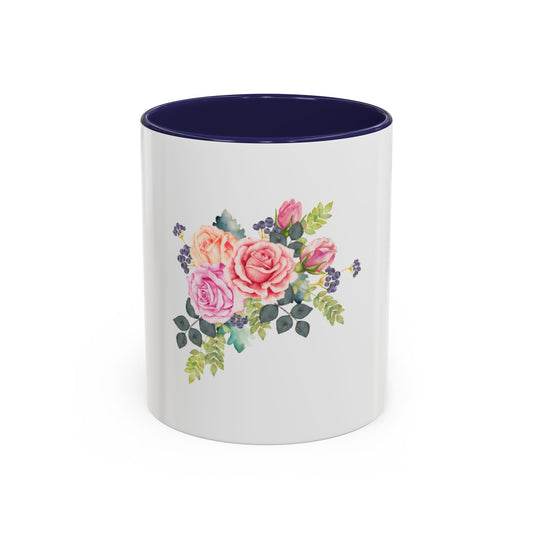 Taza de café con detalles florales: regalo perfecto para los amantes de las flores