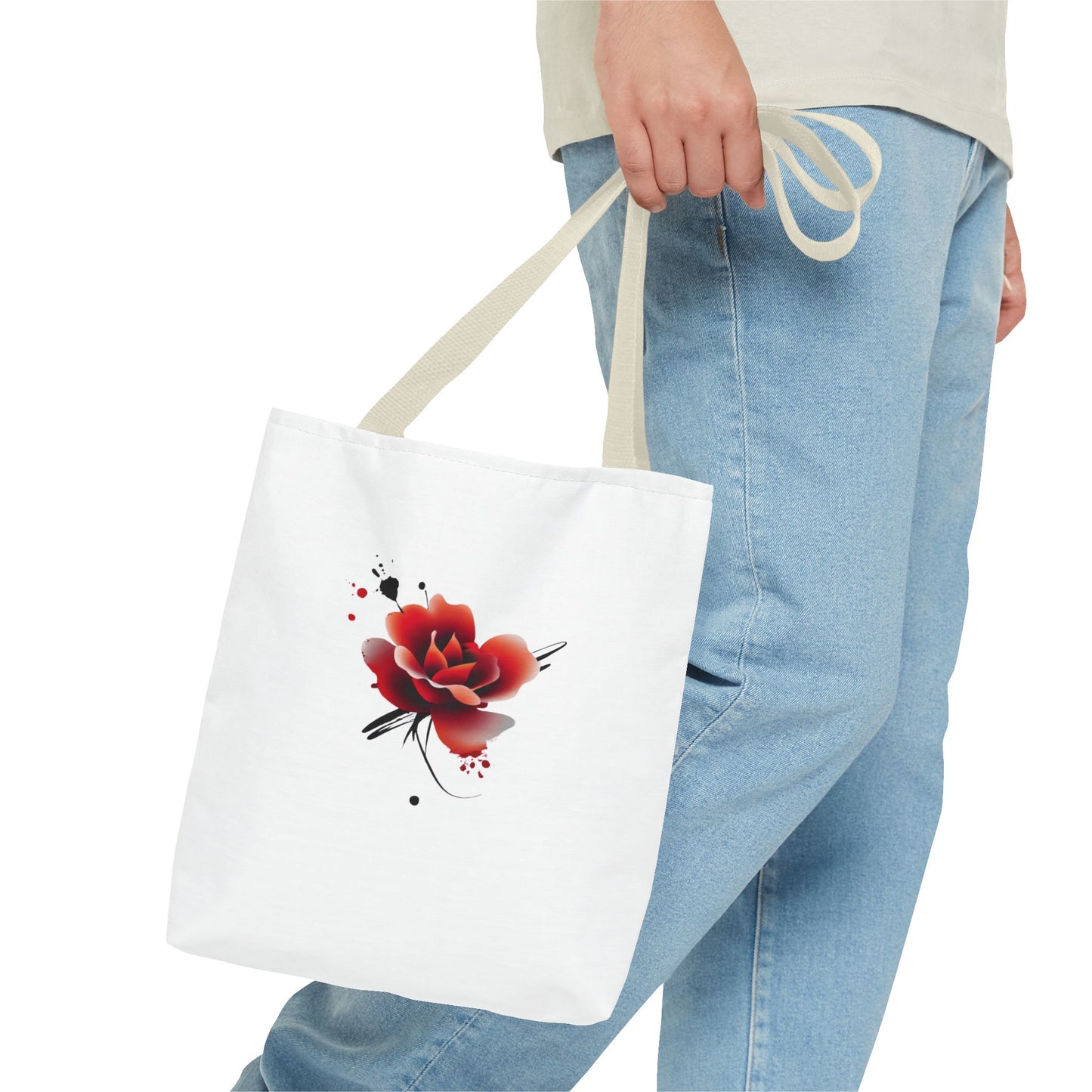 Elegant Floral Tote Bag | Fashionable & Versatile Canvas Accessory