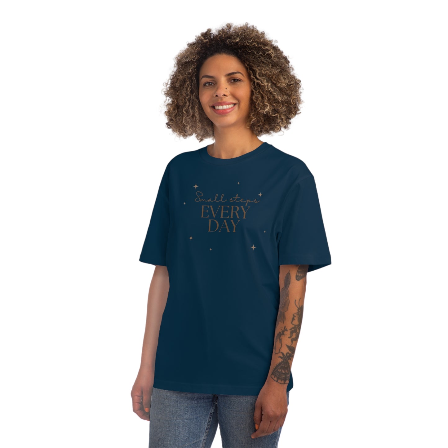 Inspirational Tee - "Small Steps Every Day" | Motivational Graphic Unisex T-Shirt