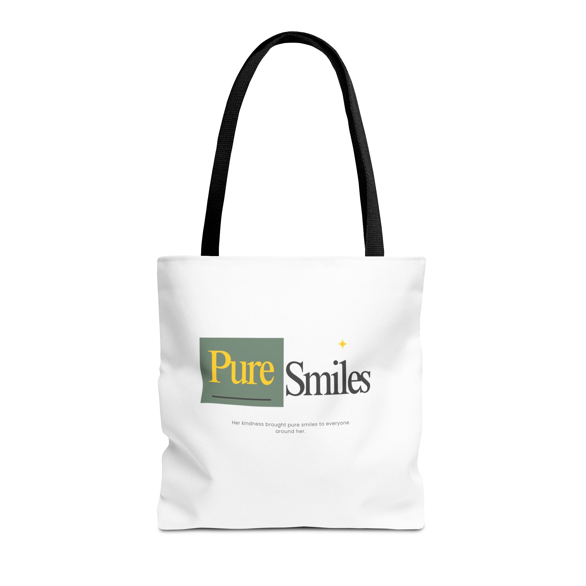 Pure Smiles Inspirational Eco-Friendly Tote Bag | Canvas Carryall for Everyday Use