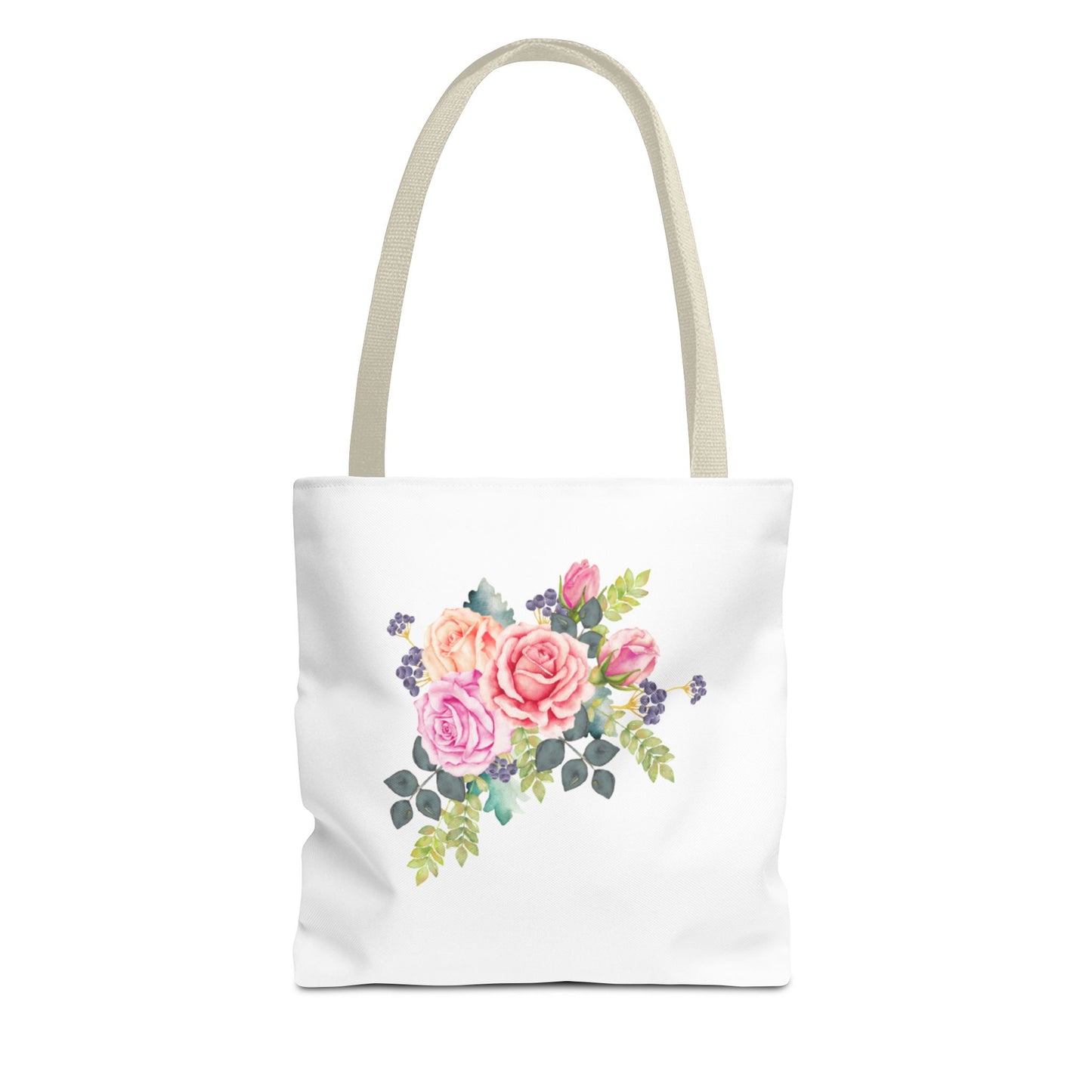 Floral Watercolor Design Tote Bag | Stylish & Functional for Daily Use