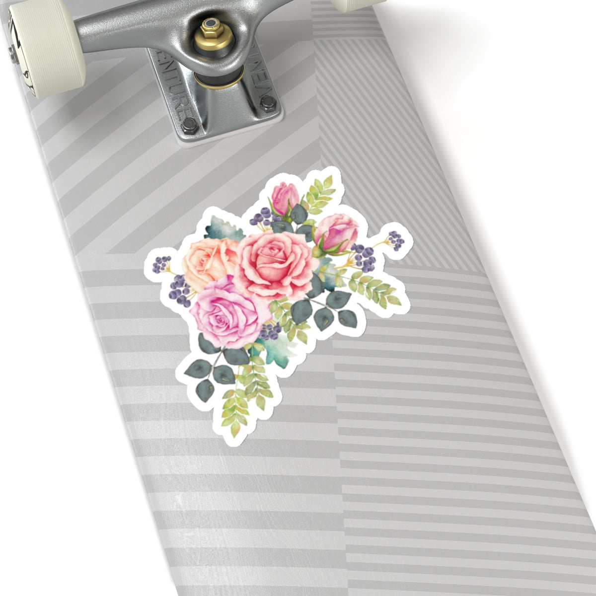 Floral Kiss-Cut Stickers | Elegant Rose Design for Decor & Gifts