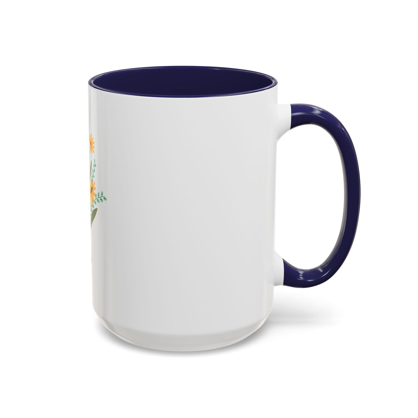 Taza de café con detalles florales: 11 oz y 15 oz: regalo perfecto para los amantes de la naturaleza