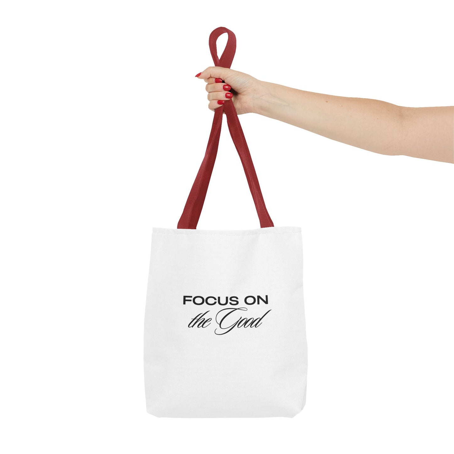 Inspirational Tote Bag - 'Focus on the Good' | Motivational Canvas Bag