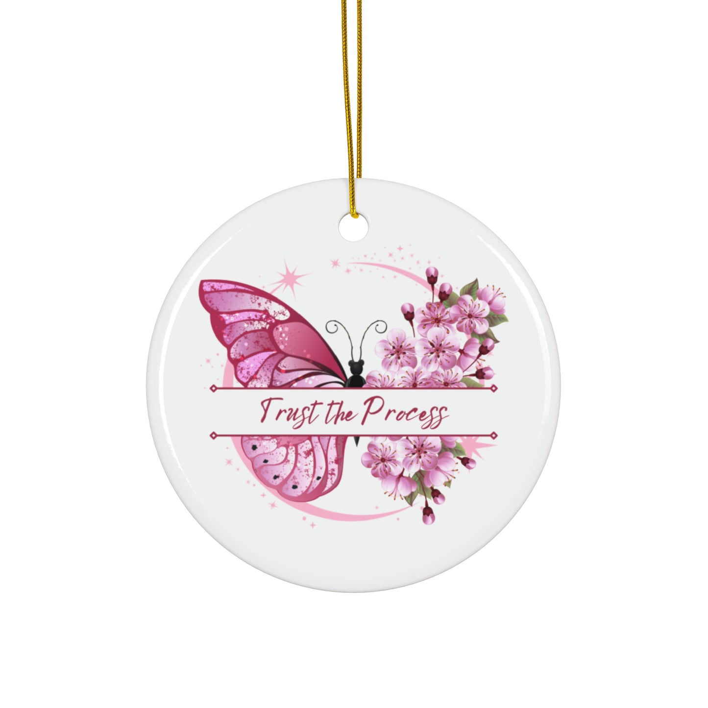 Ceramic Ornament Set (4 Shapes) | Decorative Home Accent