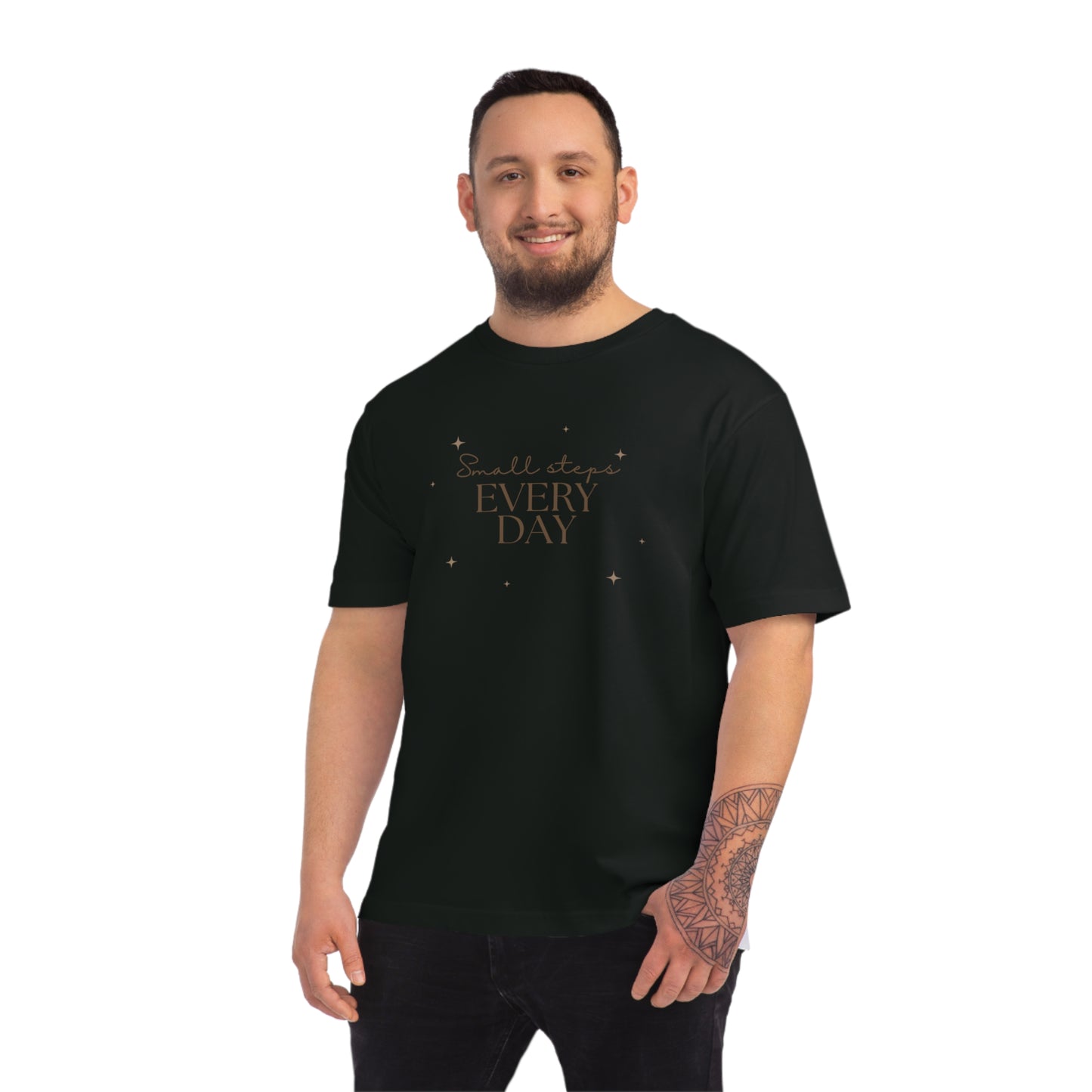 Inspirational Tee - "Small Steps Every Day" | Motivational Graphic Unisex T-Shirt