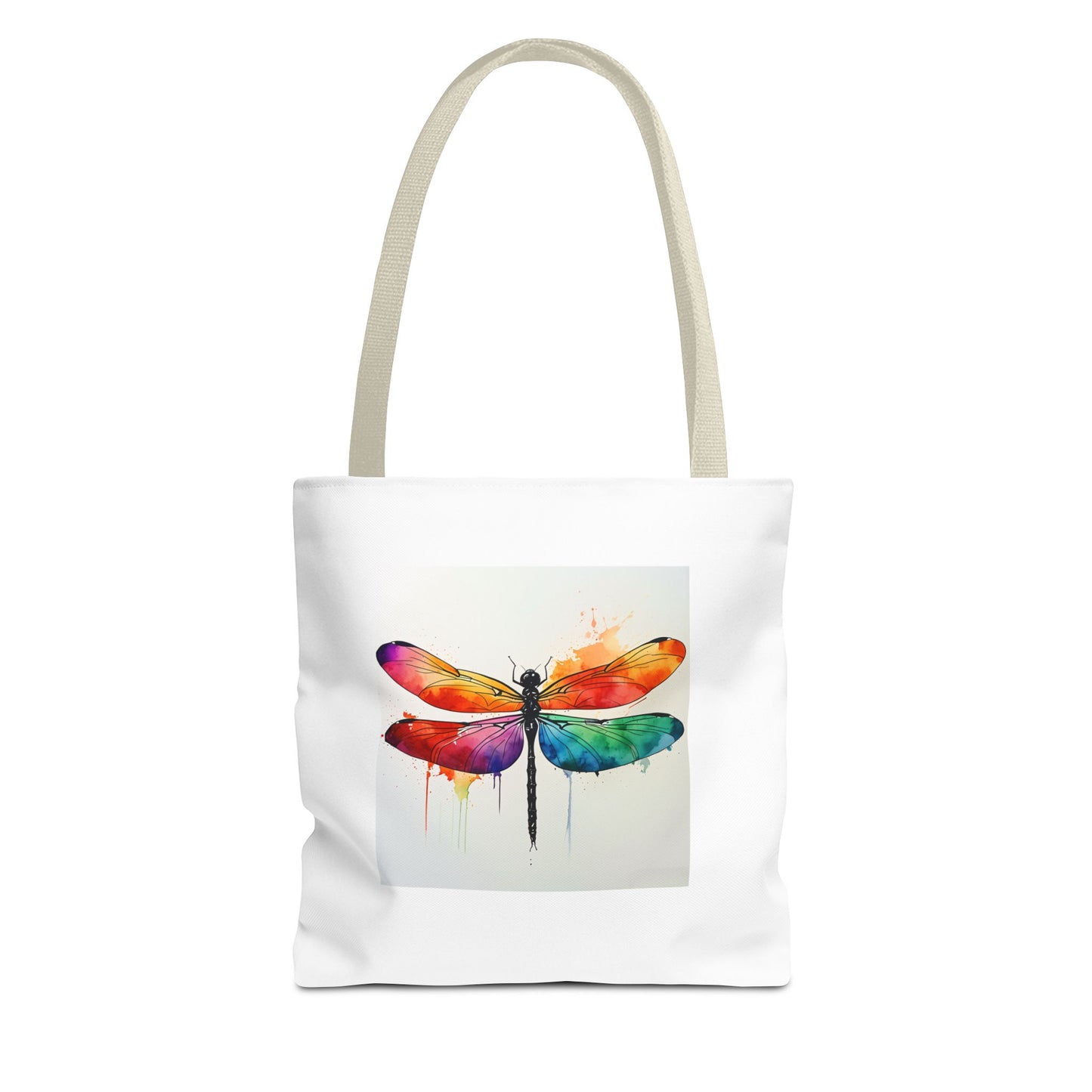 Colorful Dragonfly Art Tote Bag | Nature-Inspired Carryall for Outdoor Enthusiasts