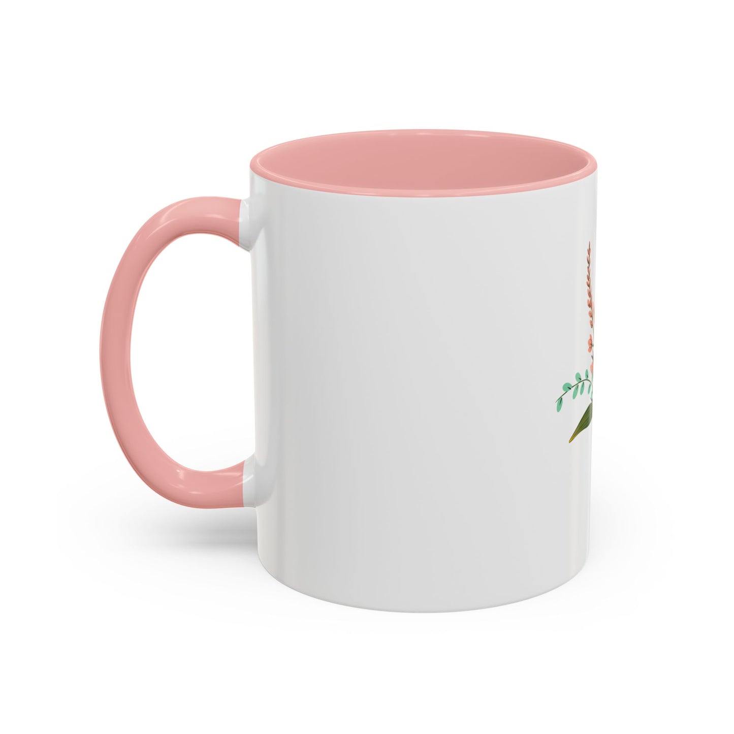 Taza de café con detalles florales: 11 oz y 15 oz: regalo perfecto para los amantes de la naturaleza