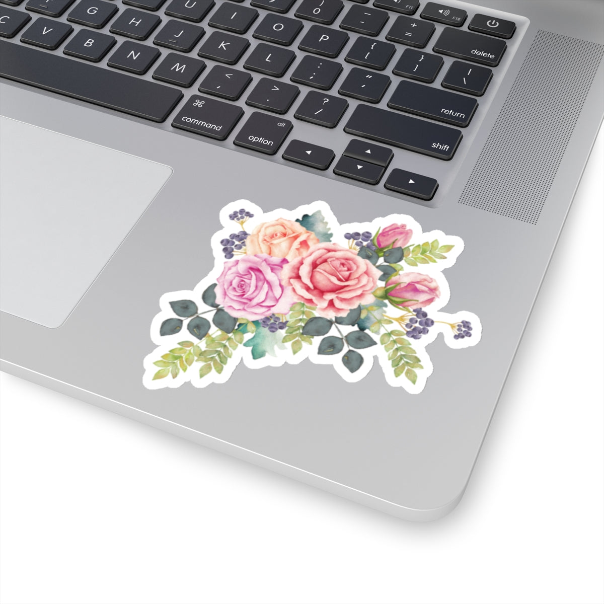 Floral Kiss-Cut Stickers | Elegant Rose Design for Decor & Gifts