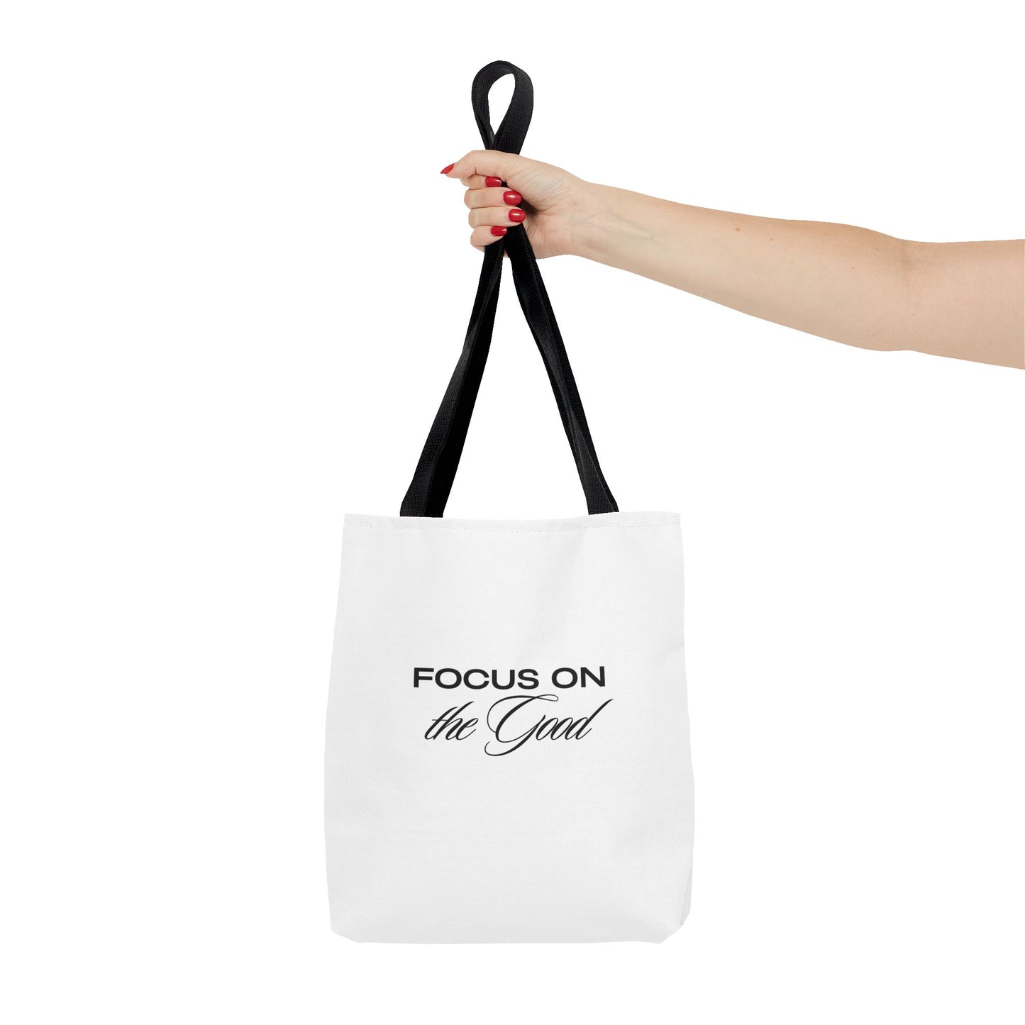 Inspirational Tote Bag - 'Focus on the Good' | Motivational Canvas Bag