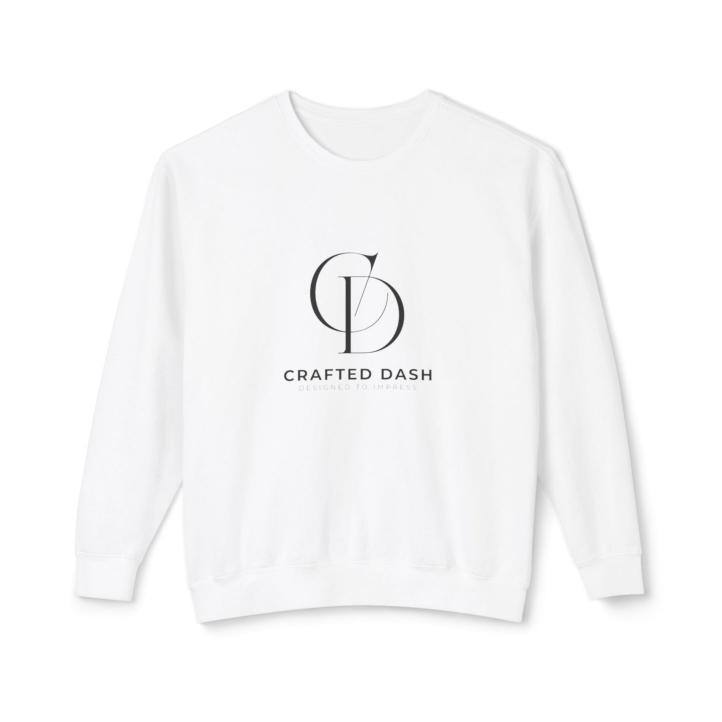 Crafted Dash Lightweight Crewneck Sweatshirt | Perfect for Casual Comfort and Everyday Style - Unisex