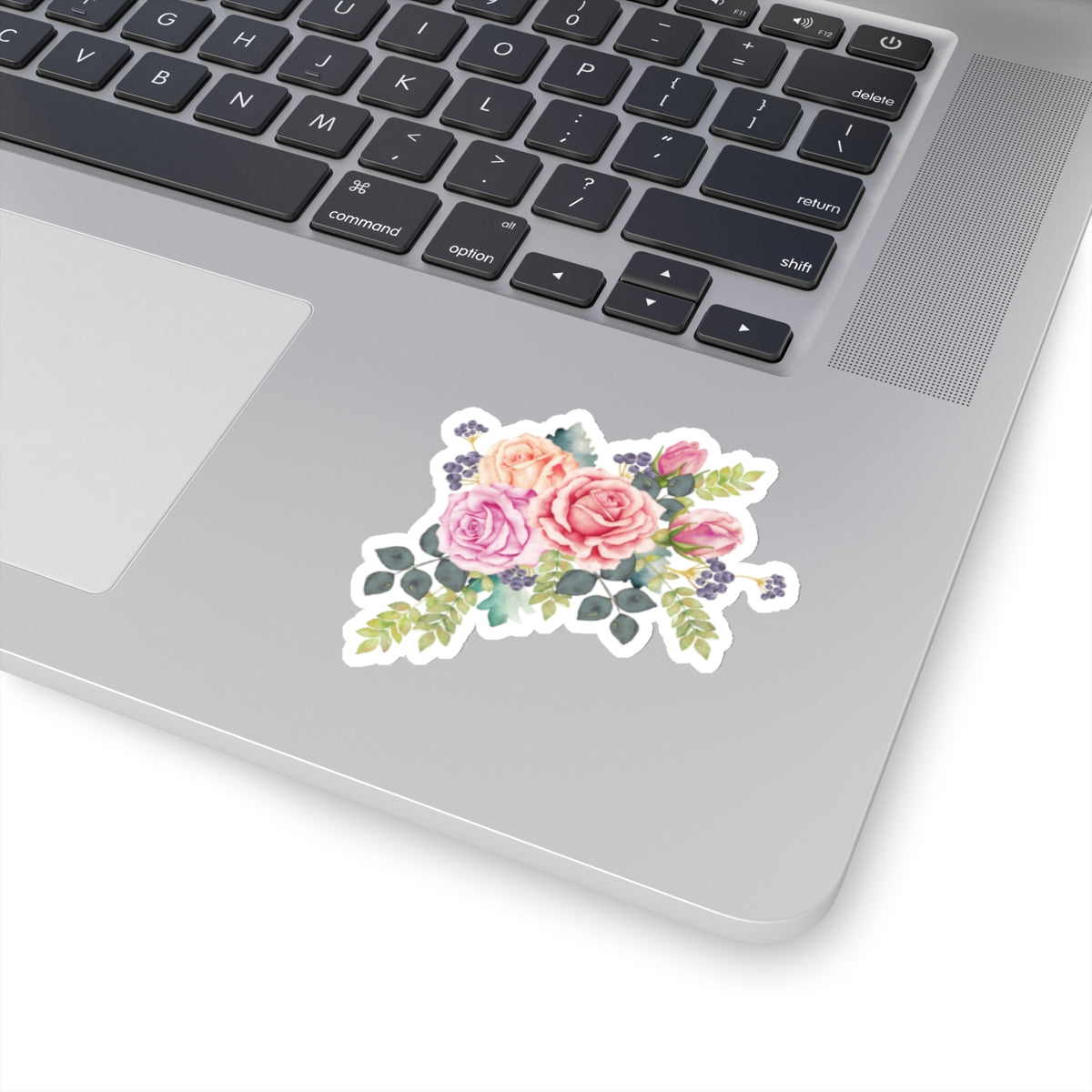 Floral Kiss-Cut Stickers | Elegant Rose Design for Decor & Gifts