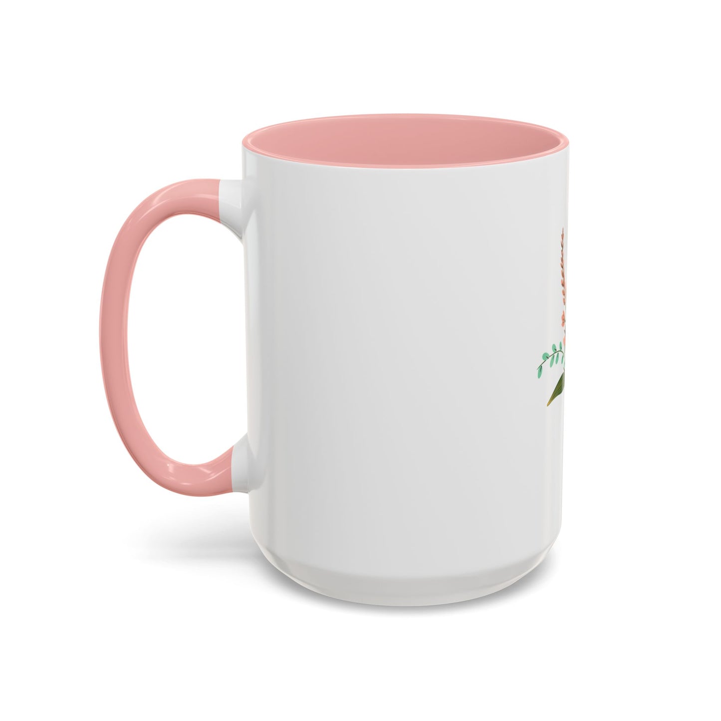 Taza de café con detalles florales: 11 oz y 15 oz: regalo perfecto para los amantes de la naturaleza